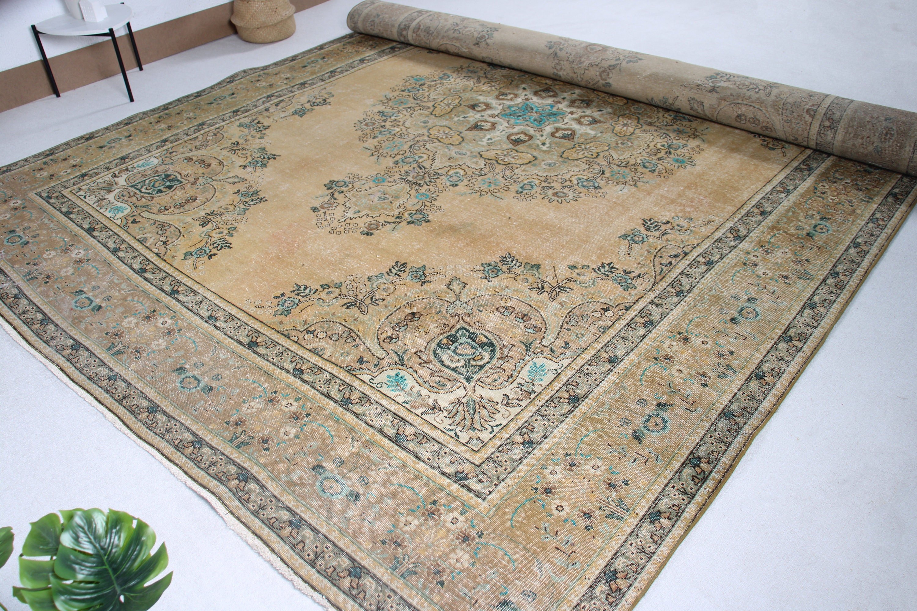 Turkish Rugs, Vintage Rug, 9.6x13.2 ft Oversize Rug, Beige Moroccan Rug, Statement Rug, Anatolian Rug, Office Rugs, Oversize Turkish Rugs