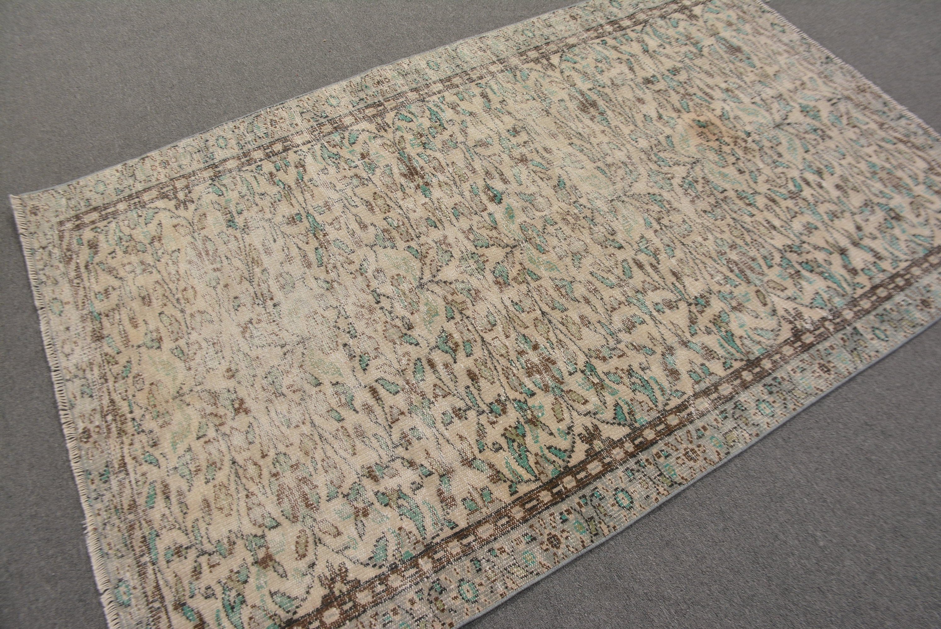 Vintage Rugs, 4.6x7.1 ft Area Rug, Indoor Rug, Retro Rug, Rugs for Dining Room, Bedroom Rug, Kitchen Rug, Moroccan Rugs, Turkish Rug