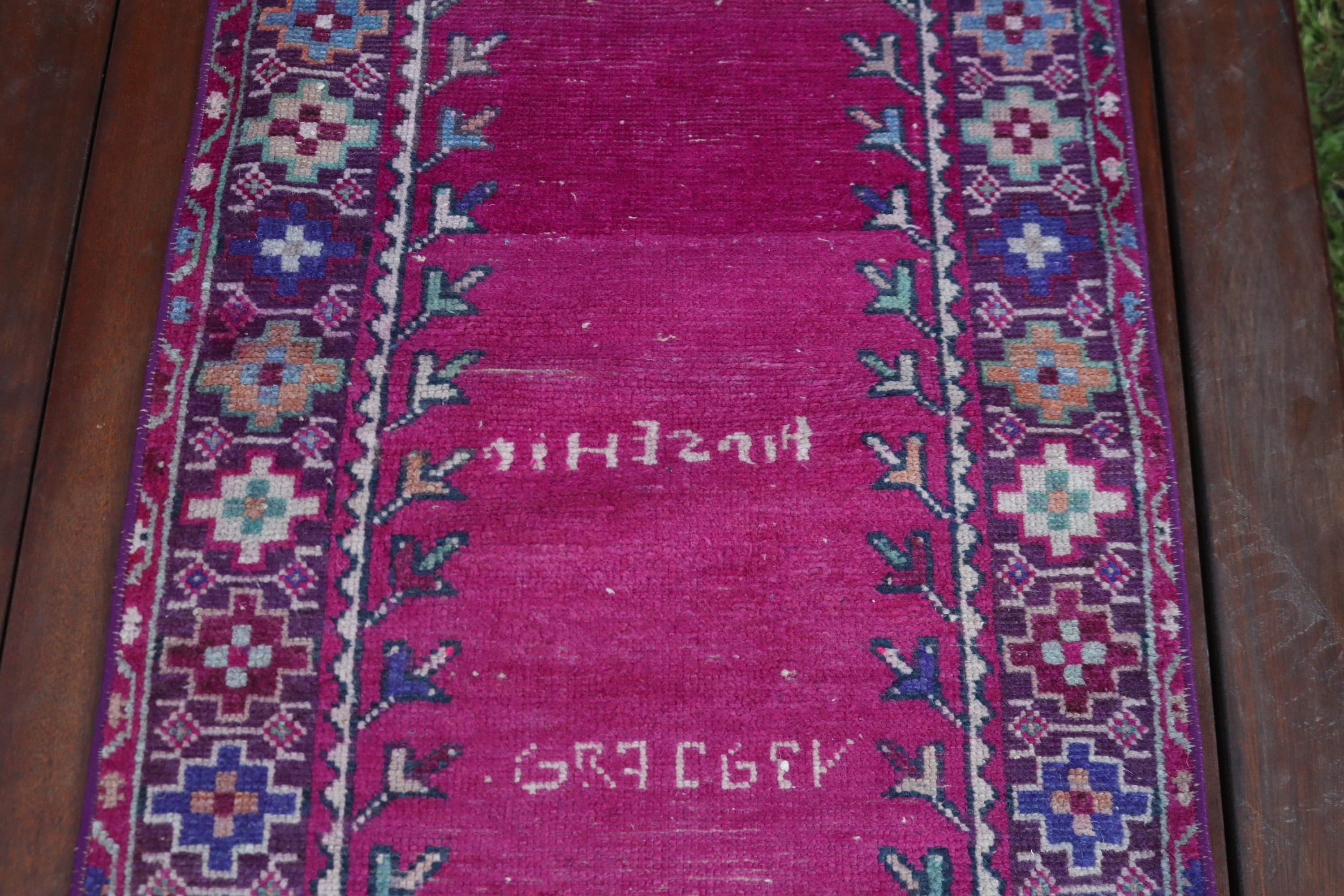 Modern Rug, Nursery Rugs, Vintage Rugs, Turkish Rug, Outdoor Rug, 1.9x4.1 ft Small Rug, Moroccan Rugs, Pink Neutral Rug, Small Area Rug