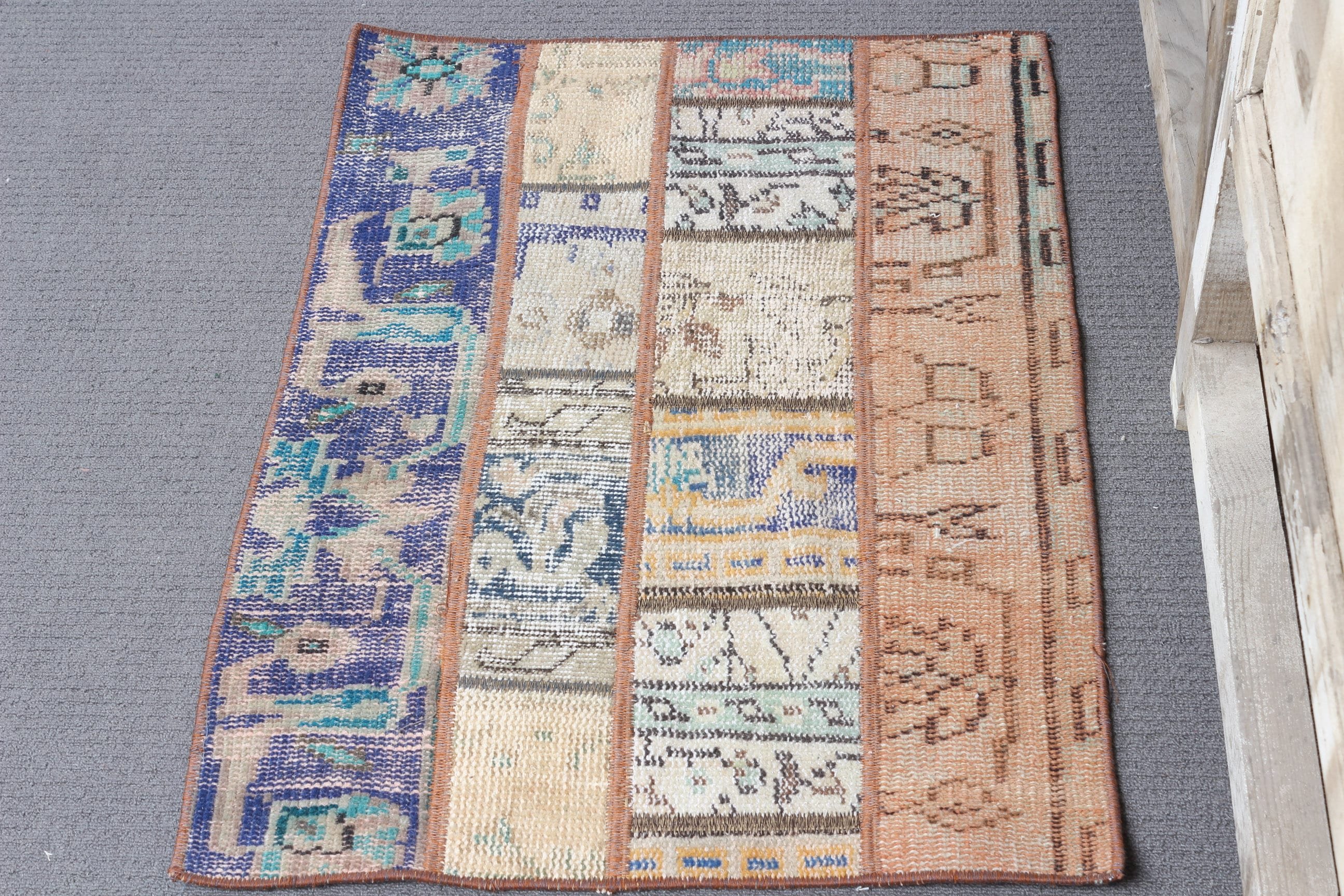 Floor Rug, Oriental Rugs, Door Mat Rugs, Car Mat Rug, Brown Anatolian Rugs, Antique Rugs, Turkish Rug, 1.9x2.7 ft Small Rugs, Vintage Rugs