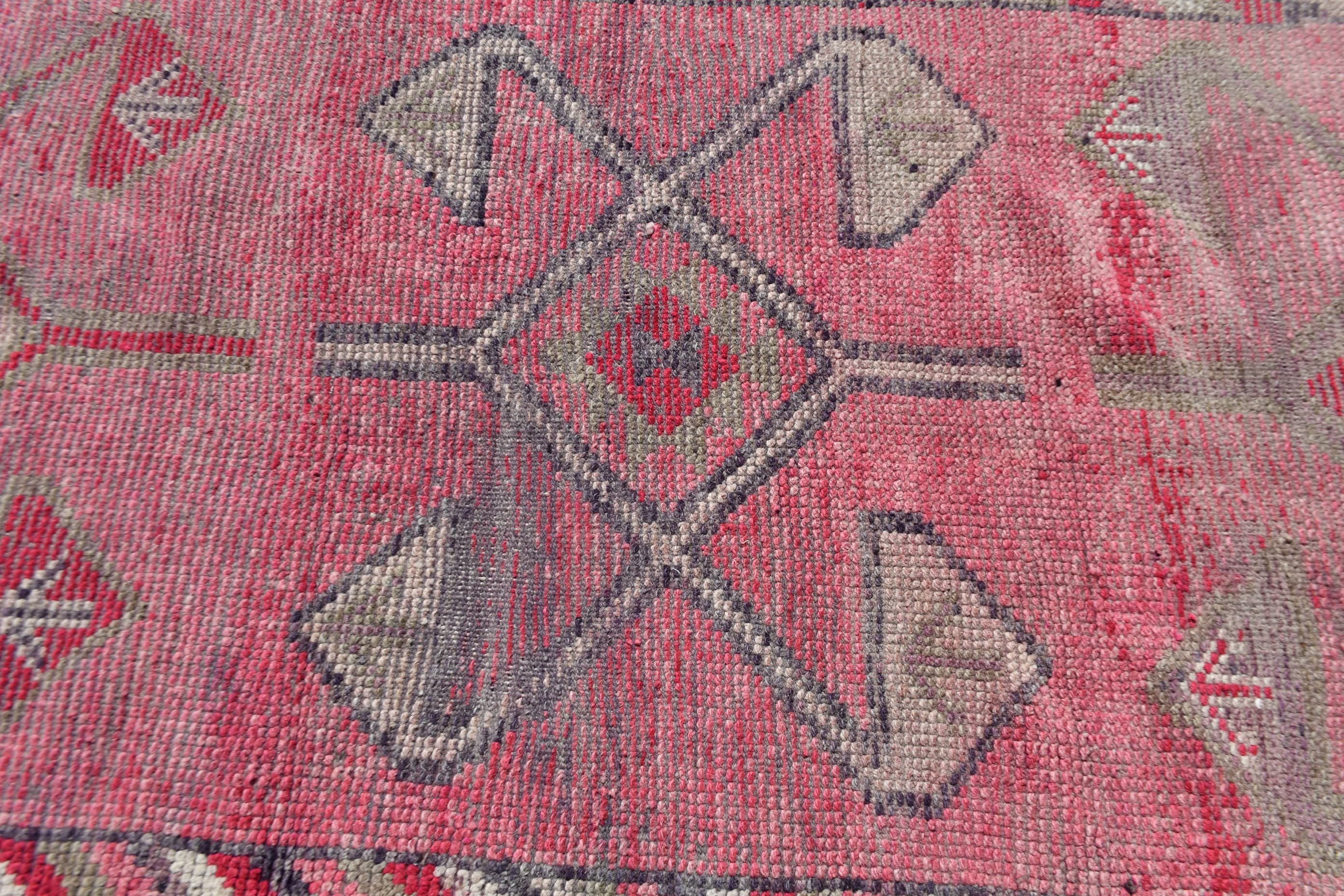 Pale Rug, Rugs for Corridor, Vintage Rugs, Antique Rugs, Corridor Rugs, Anatolian Rugs, Turkish Rug, Hand Knotted Rug, 3.1x10 ft Runner Rug