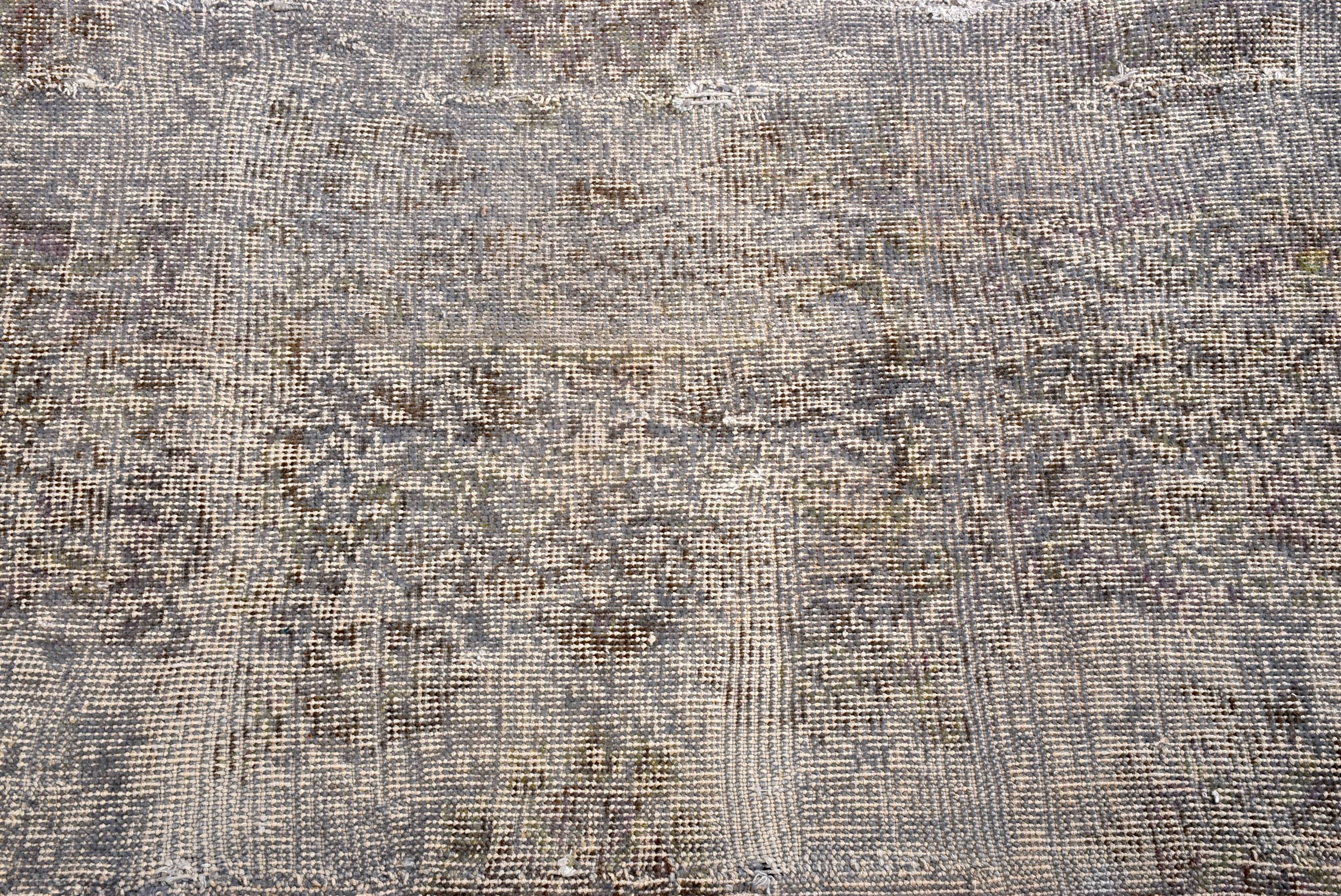 Turkish Rug, Gray Moroccan Rug, Vintage Rugs, Office Rug, Oushak Rugs, Large Boho Rug, 5.2x8.4 ft Large Rug, Large Vintage Rugs, Modern Rug