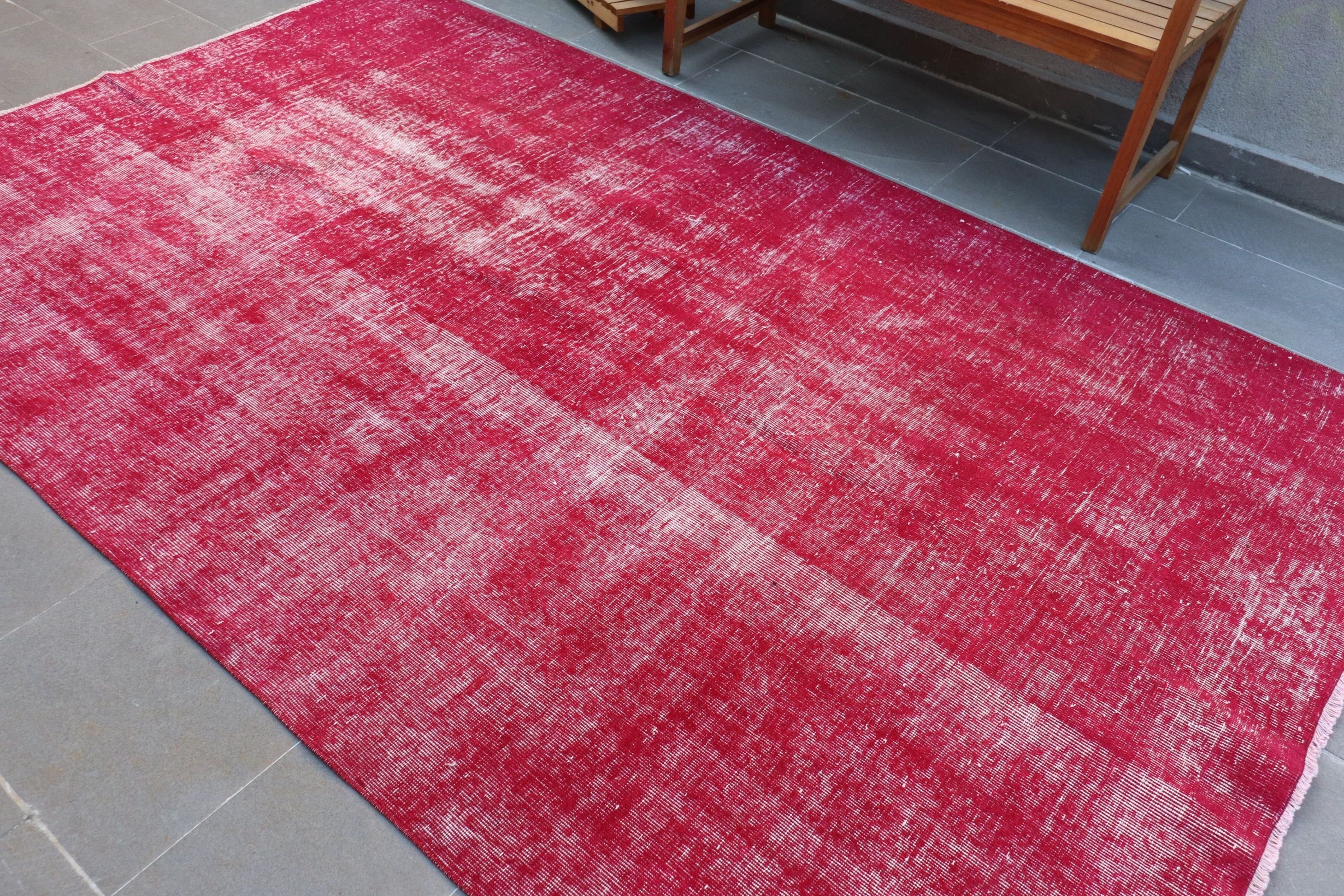 Living Room Rug, Antique Rugs, Turkish Rugs, Purple  5.9x9.7 ft Large Rug, Cool Rugs, Vintage Rug, Outdoor Rugs, Bedroom Rug