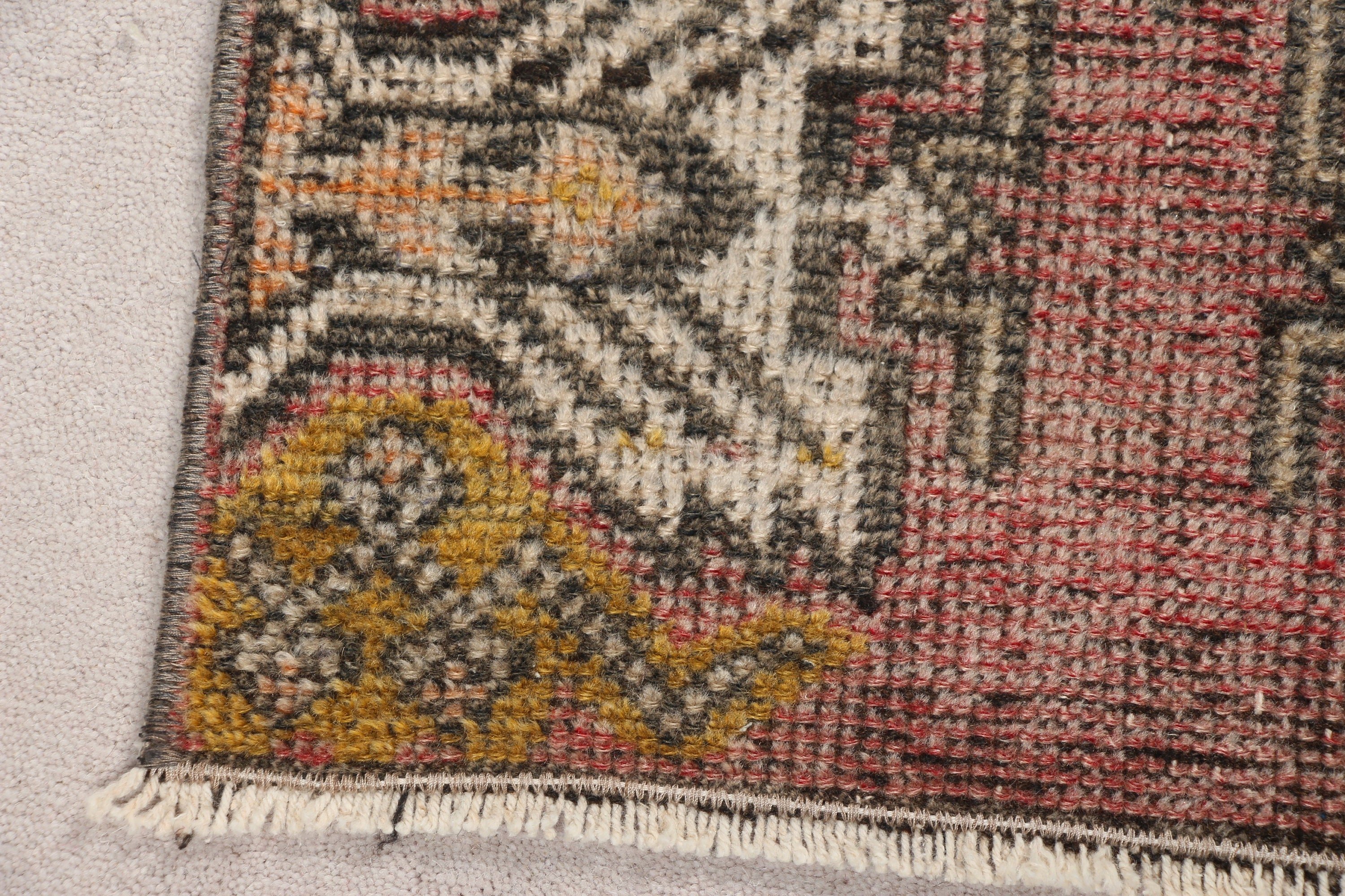 Estetik Halı, Paspas Halısı, Yün Halı, Giriş Halısı, Vintage Halı, Anadolu Halıları, 1.4x2.9 ft Küçük Halı, Mor Ev Dekorasyonu Halıları, Türk Halıları