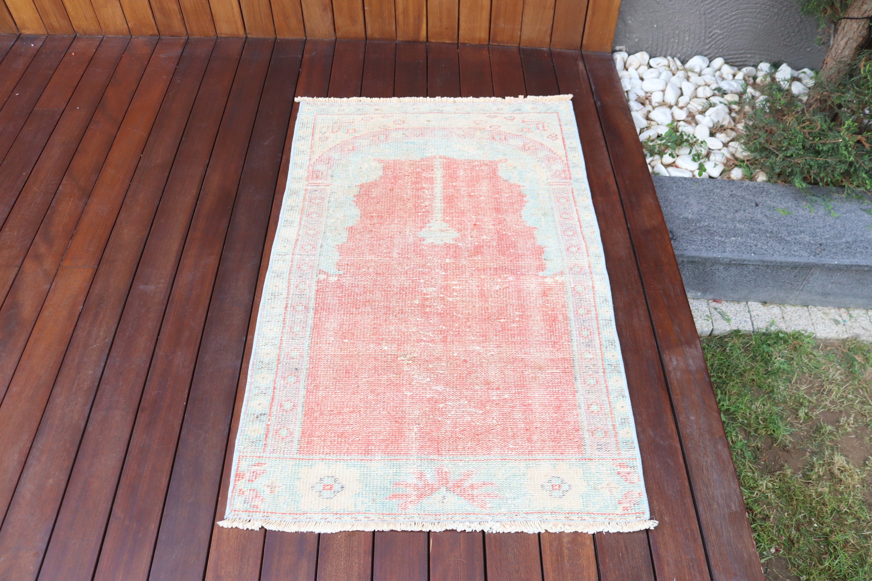 Boho Halıları, Çocuk Halıları, Türk Halısı, Fas Halısı, Kırmızı Geometrik Halı, 2,4x3,9 ft Küçük Halılar, Çocuk Odası Halıları, Kapı Paspas Halıları, Vintage Halı