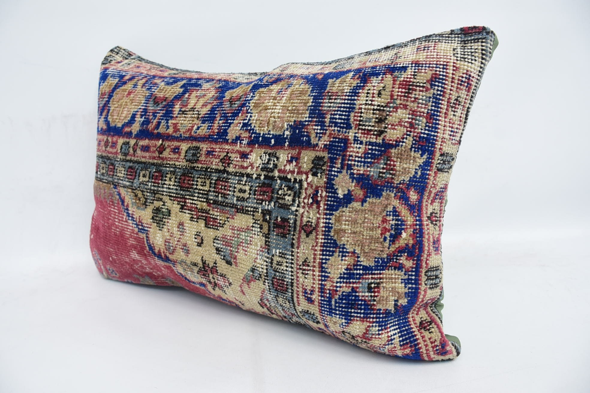 16"x24" Red Pillow Case, Gift Pillow, Home Decor Pillow, Comfy Throw Pillow Sham, Kilim Pillow, Outdoor Throw Pillow Case, Knitted Cushion