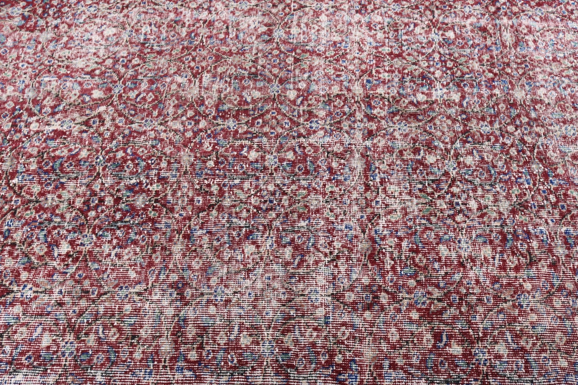 Large Vintage Rug, Boho Rugs, Vintage Rug, Luxury Rugs, Turkish Rug, Moroccan Rugs, Red Bedroom Rugs, Salon Rugs, 5.5x8.2 ft Large Rug