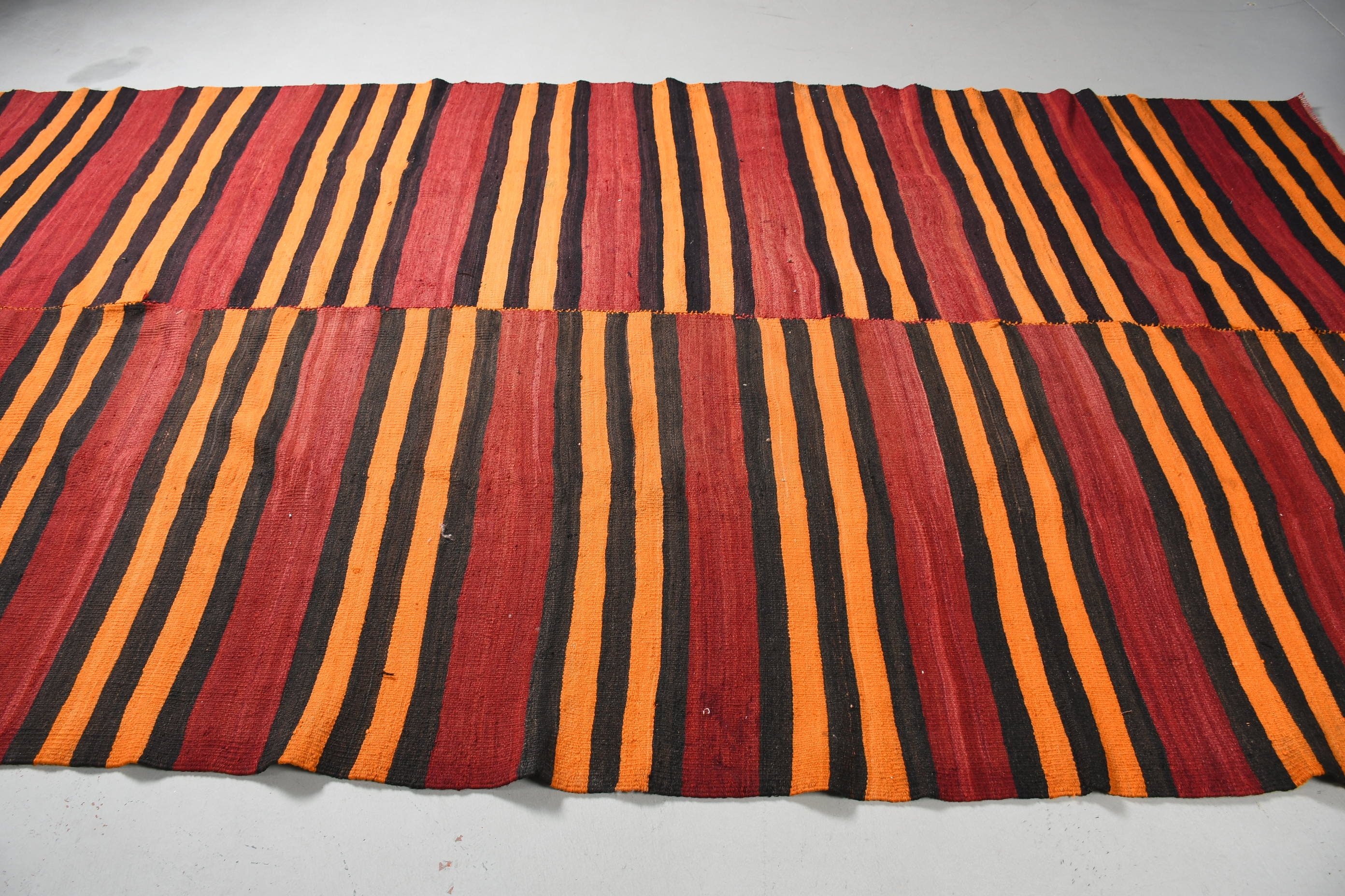 Kırmızı 6.8x12.3 ft Büyük Boy Halı, Oryantal Halı, Kilim, Salon Halısı, Türk Halısı, Salon Halıları, Vintage Halılar, Sanat Halısı