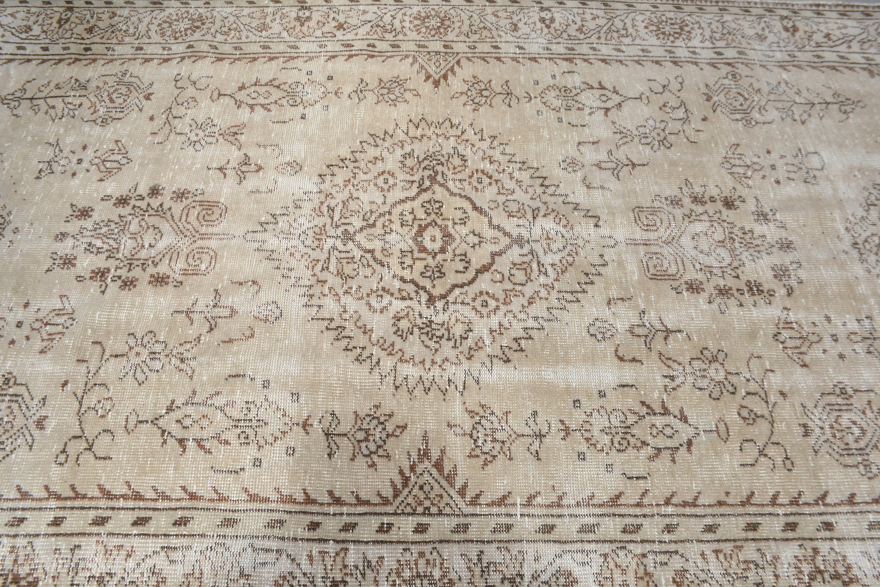 Yeşil Zemin Halısı, Türk Halısı, Oturma Odası Halısı, Vintage Halı, Özel Halı, Yemek Odası Halısı, Yatak Odası Halısı, Yer Halısı, 5.8x9.8 ft Büyük Halılar