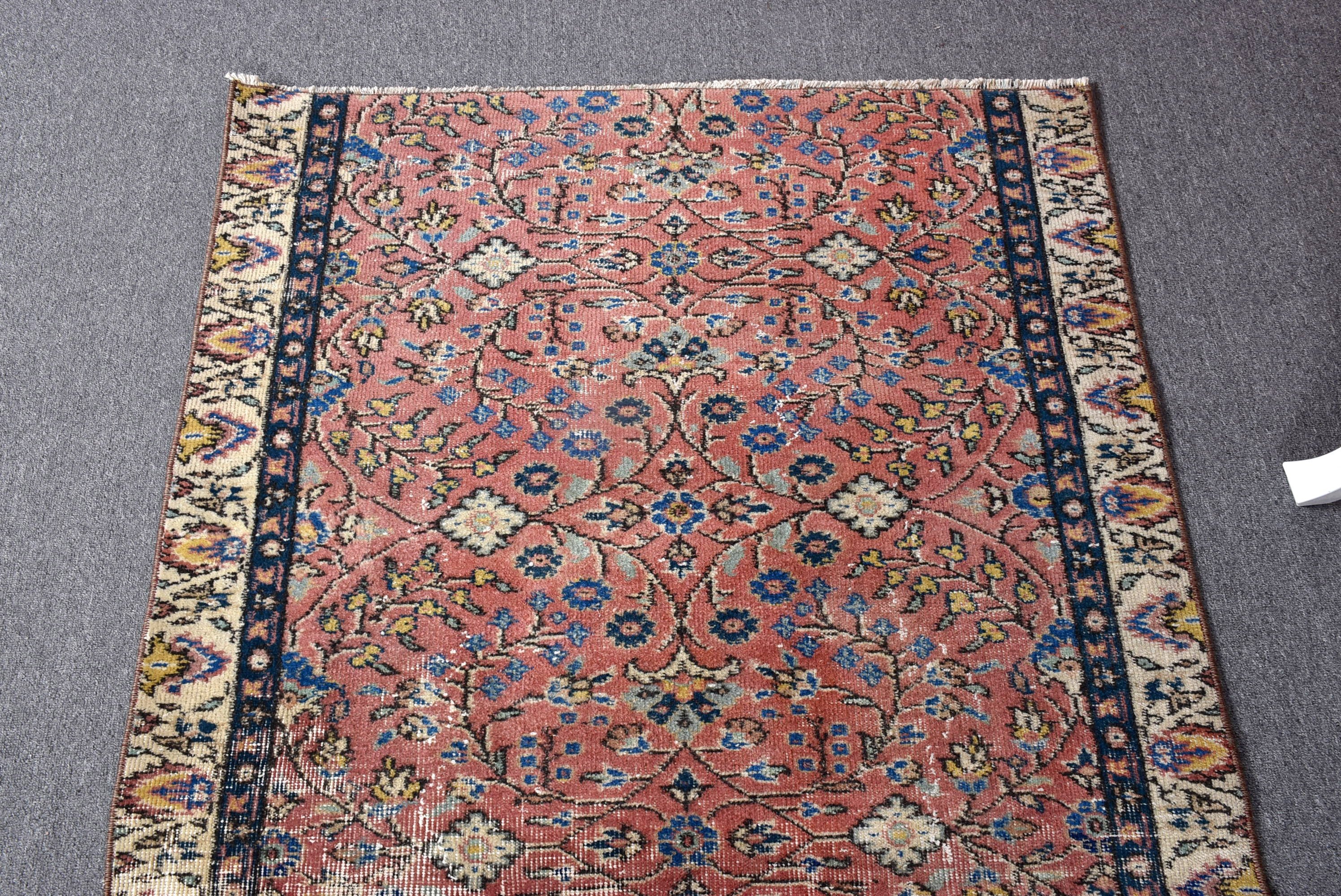 Nötr Halılar, 3,3x6 ft Vurgulu Halılar, Lüks Halılar, Türk Halısı, Vintage Halı, Turuncu İfade Halıları, Boho Vurgulu Halılar, Aztek Halısı, Yatak Odası Halıları