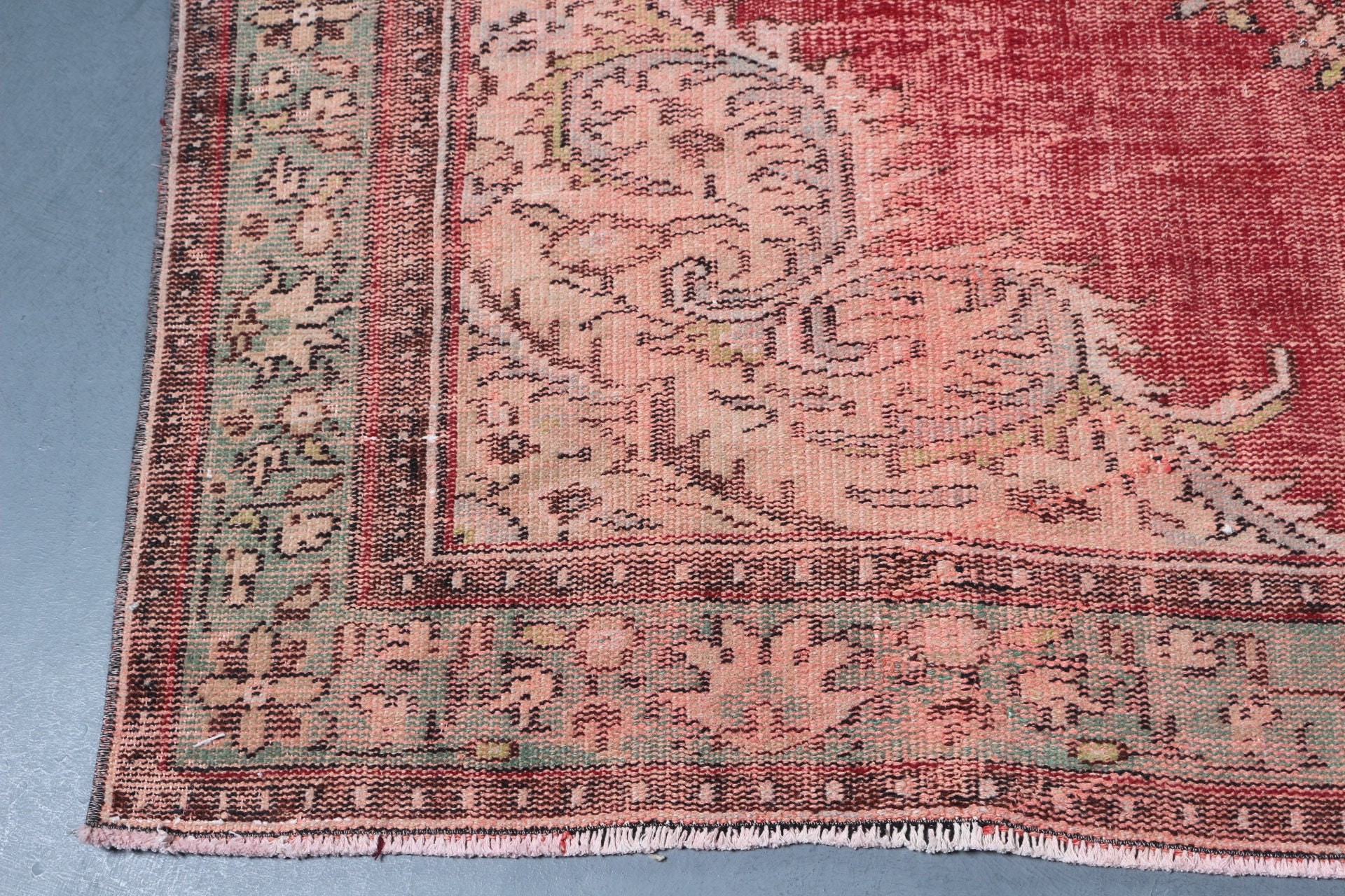 Yemek Odası Halıları, Pembe Oryantal Halılar, 6x9 ft Büyük Halı, Mutfak Halıları, Türk Halıları, Oturma Odası Halıları, Ev Dekor Halısı, Vintage Halı, Sanat Halısı