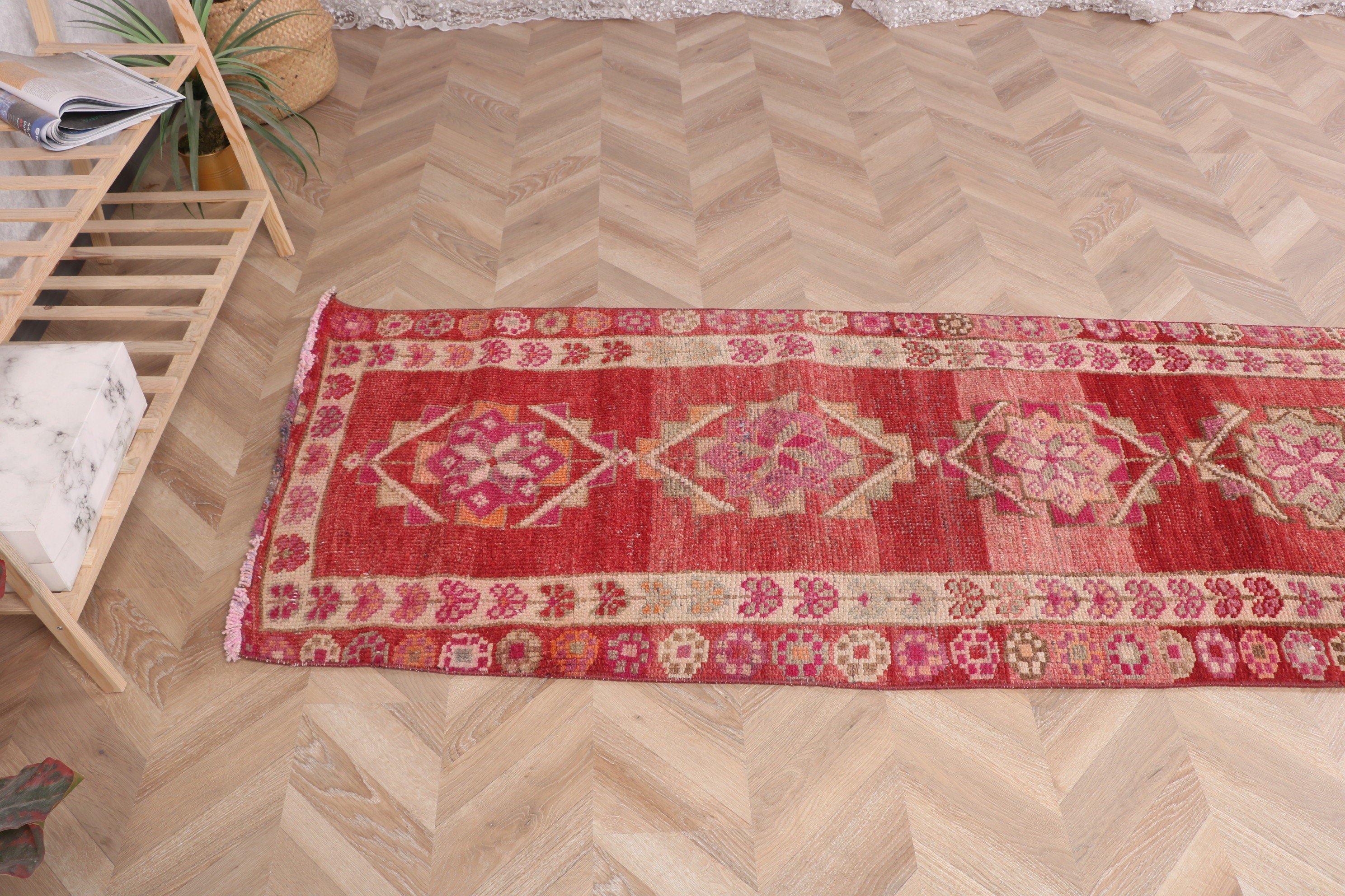 Kahverengi Mutfak Halıları, Düz Dokuma Halı, Türk Halıları, Beni Ourain Yolluk Halısı, Ofis Halıları, Vintage Halılar, 2.6x12.7 ft Yolluk Halısı, Ev Dekorasyonu Halıları