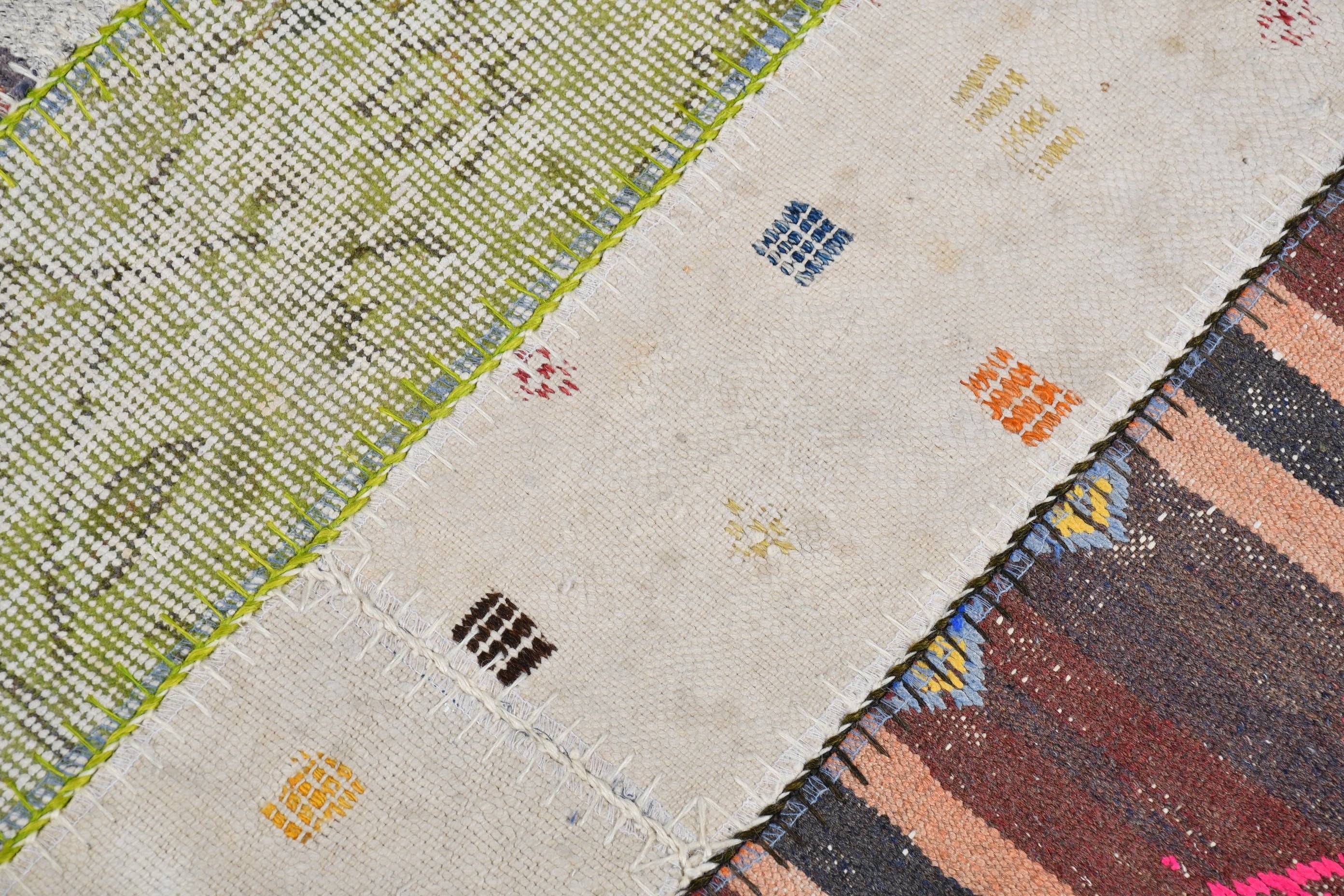 Moroccan Rug, Turkish Rugs, Dining Room Rugs, 3.9x8.2 ft Area Rug, Oriental Rugs, White Oriental Rug, Custom Rug, Vintage Rugs, Bedroom Rug