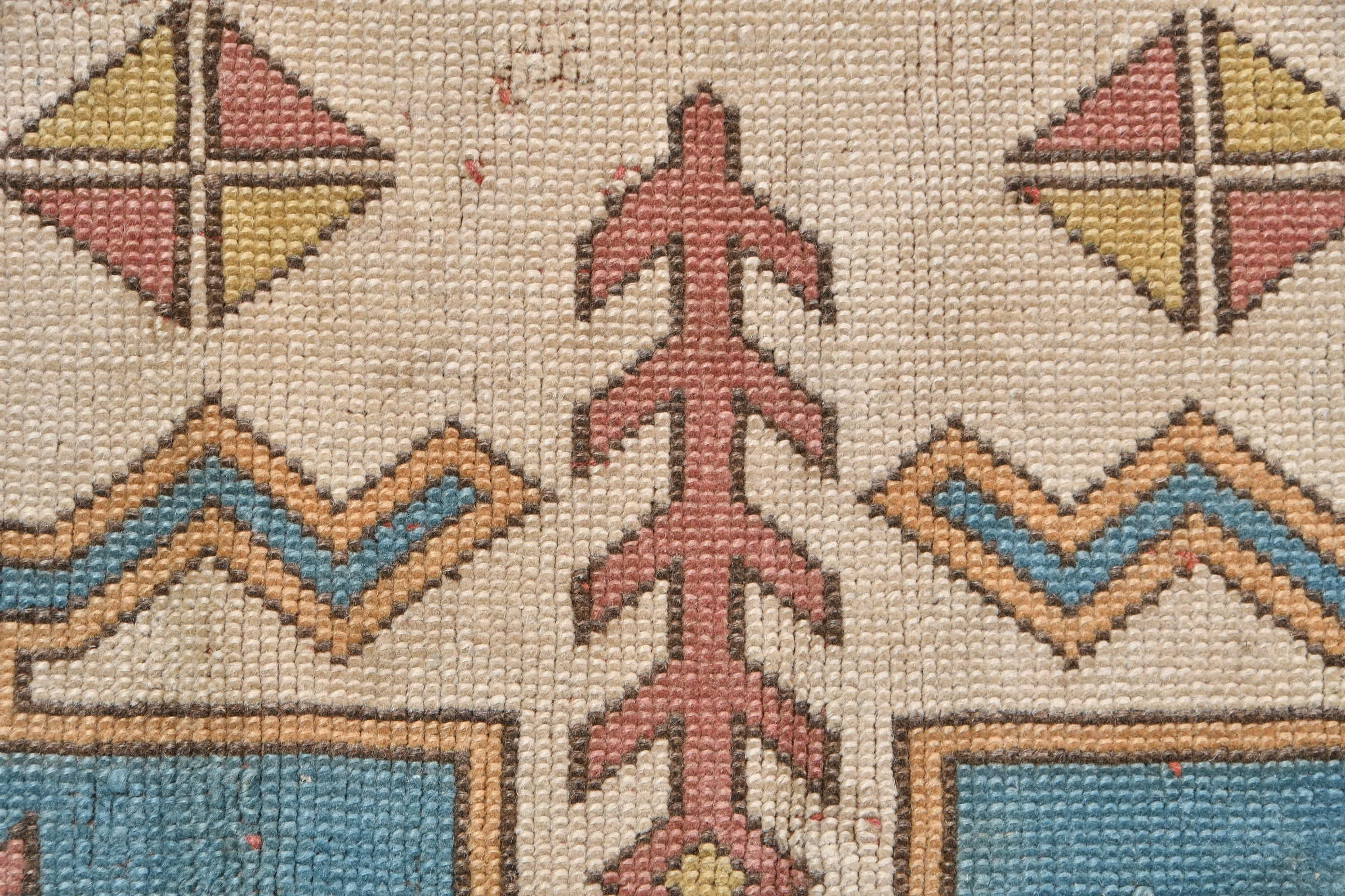 Moroccan Rug, Wool Rug, Nursery Rug, Kitchen Rug, Vintage Rugs, Brown  3.1x3.3 ft Small Rug, Rugs for Car Mat, Turkish Rug