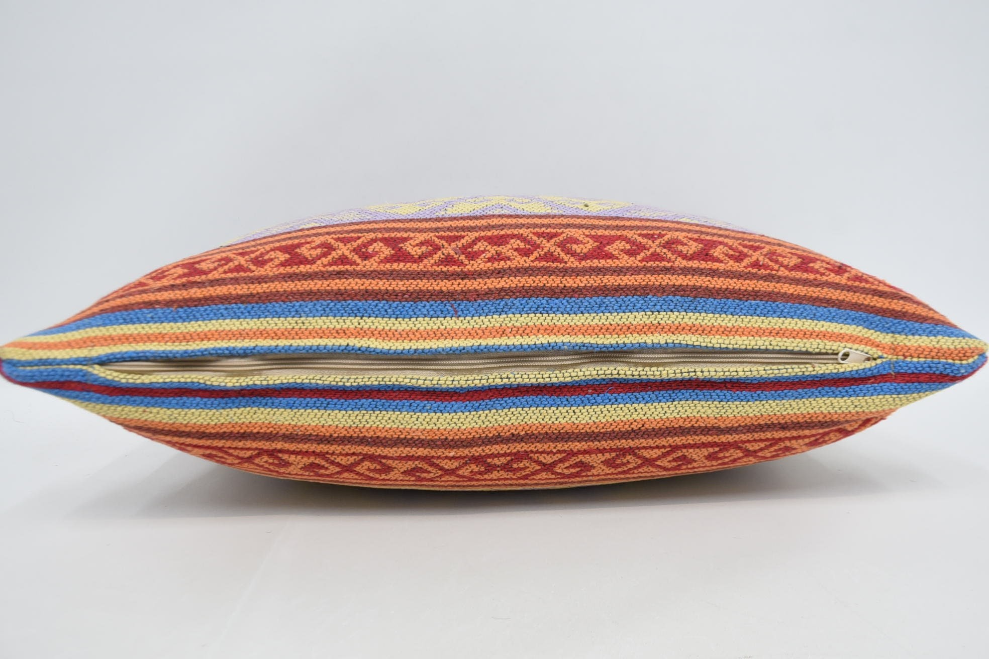 Office Chair Pillow Case, Boho Pillow, 16"x24" Yellow Cushion, Chair Cushion, Seat Pillow Sham, Home Decor Pillow, Turkish Pillow
