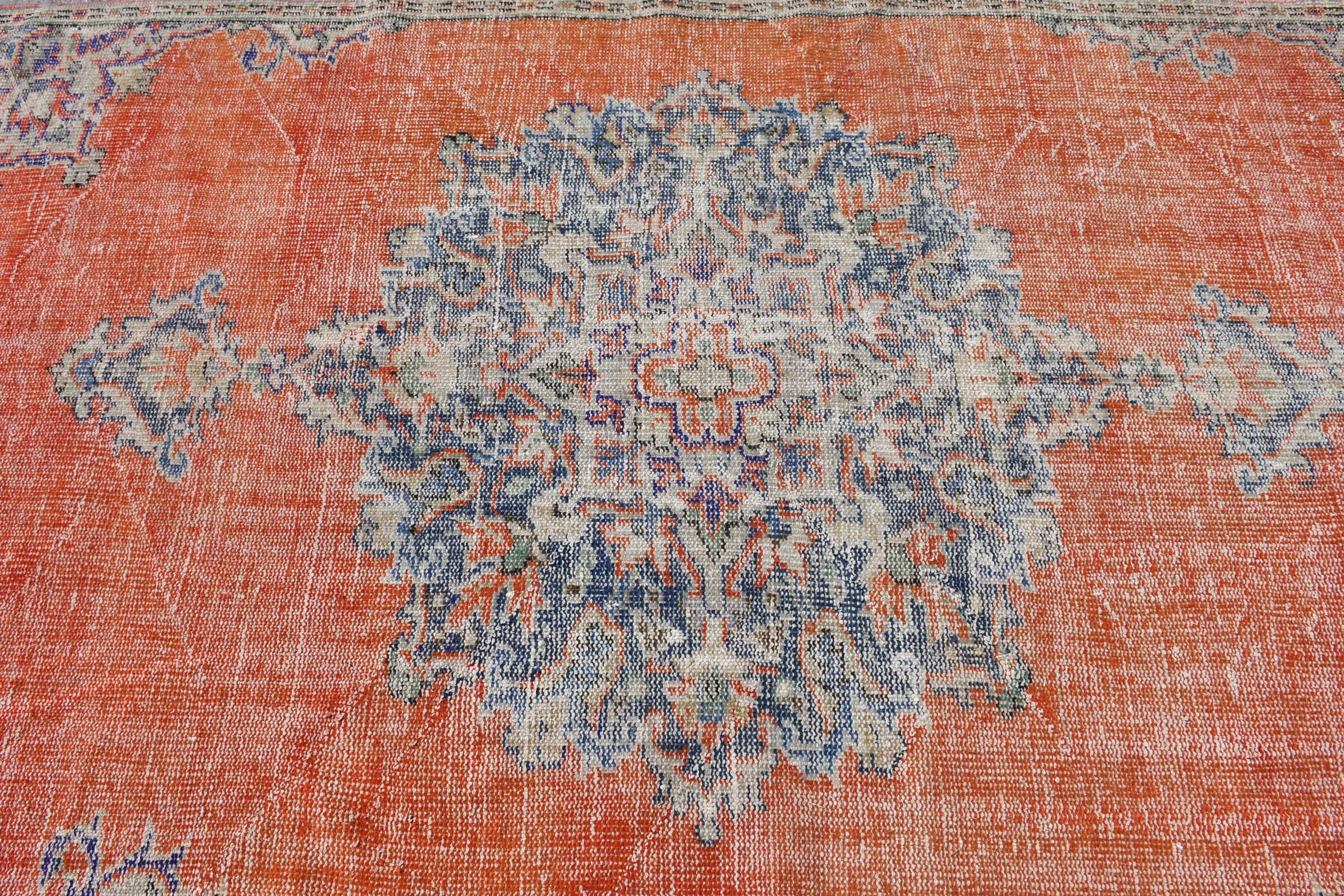 Yemek Odası Halıları, Yün Halı, Anadolu Halısı, Kırmızı Fas Halısı, Vintage Halılar, Türk Halısı, Yatak Odası Halısı, 5.1x8.8 ft Büyük Halı, Salon Halıları