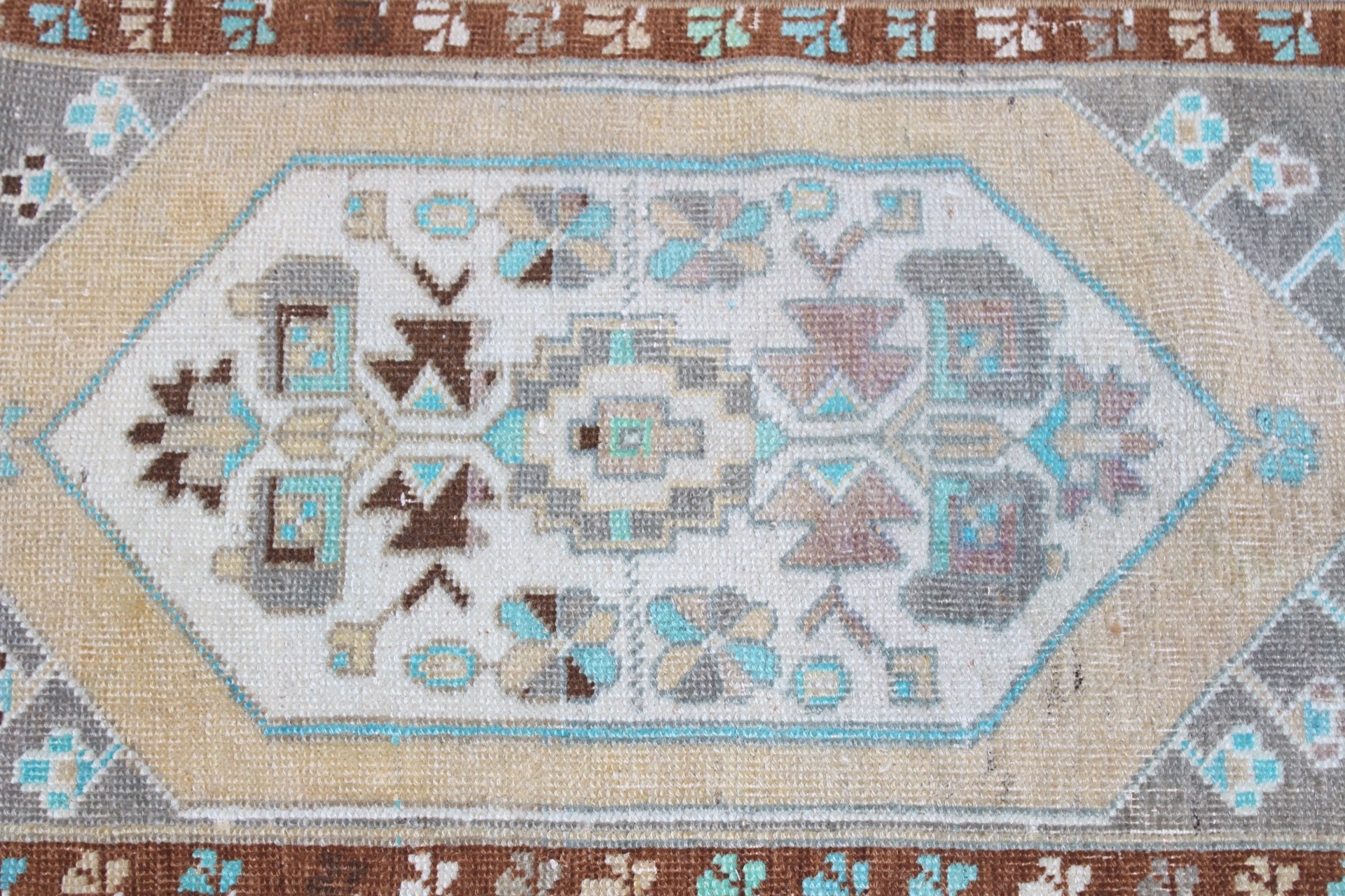 Turkish Rug, Bath Rug, Vintage Rug, Wall Hanging Rugs, Eclectic Rugs, Floor Rug, Green  1.6x3.4 ft Small Rug