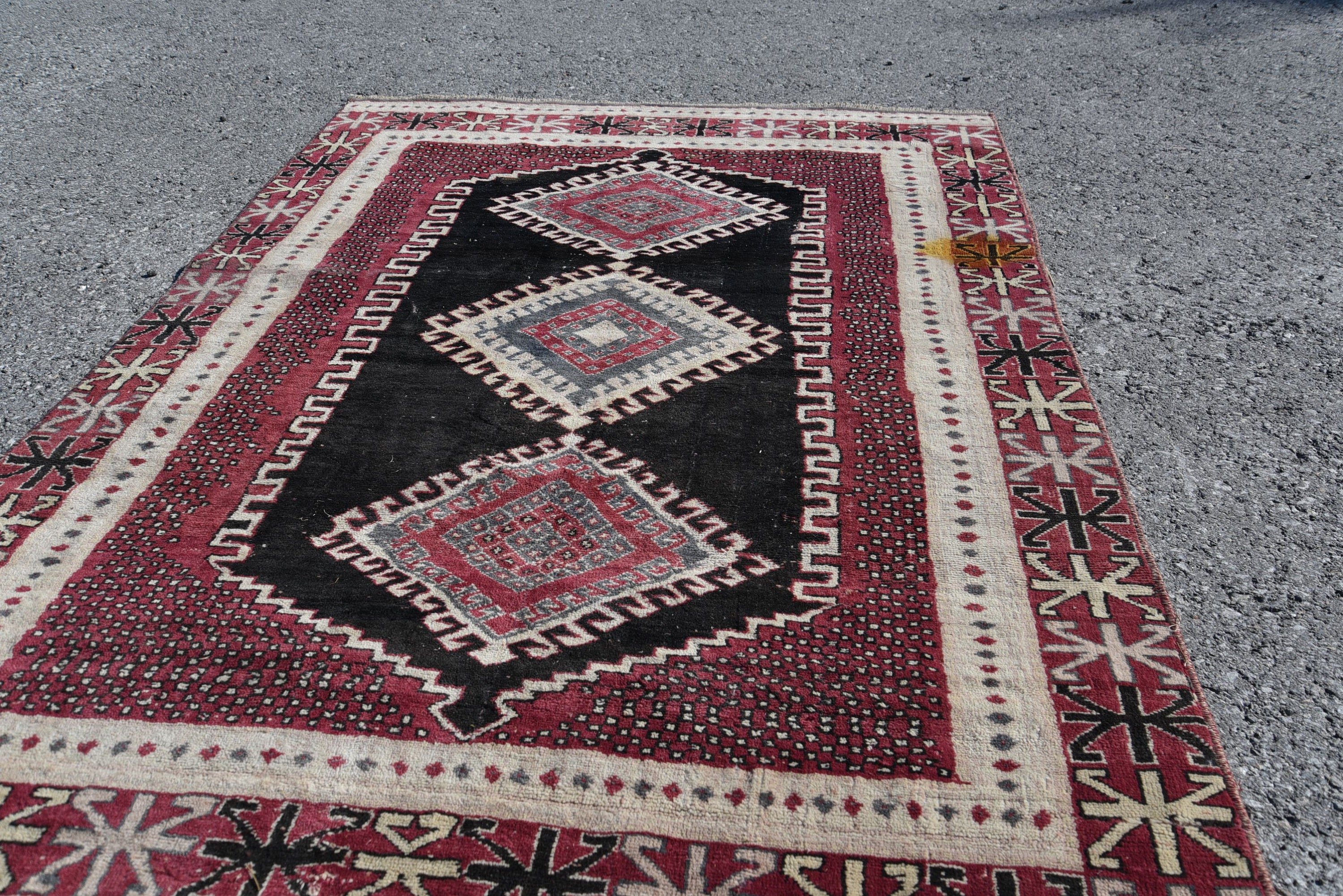 Kitchen Rugs, Dorm Accent Rug Rugs, Turkish Rug, Cool Rug, Moroccan Rug, 3.5x5.5 ft Accent Rug, Vintage Rug, Rugs for Kitchen, Entry Rugs