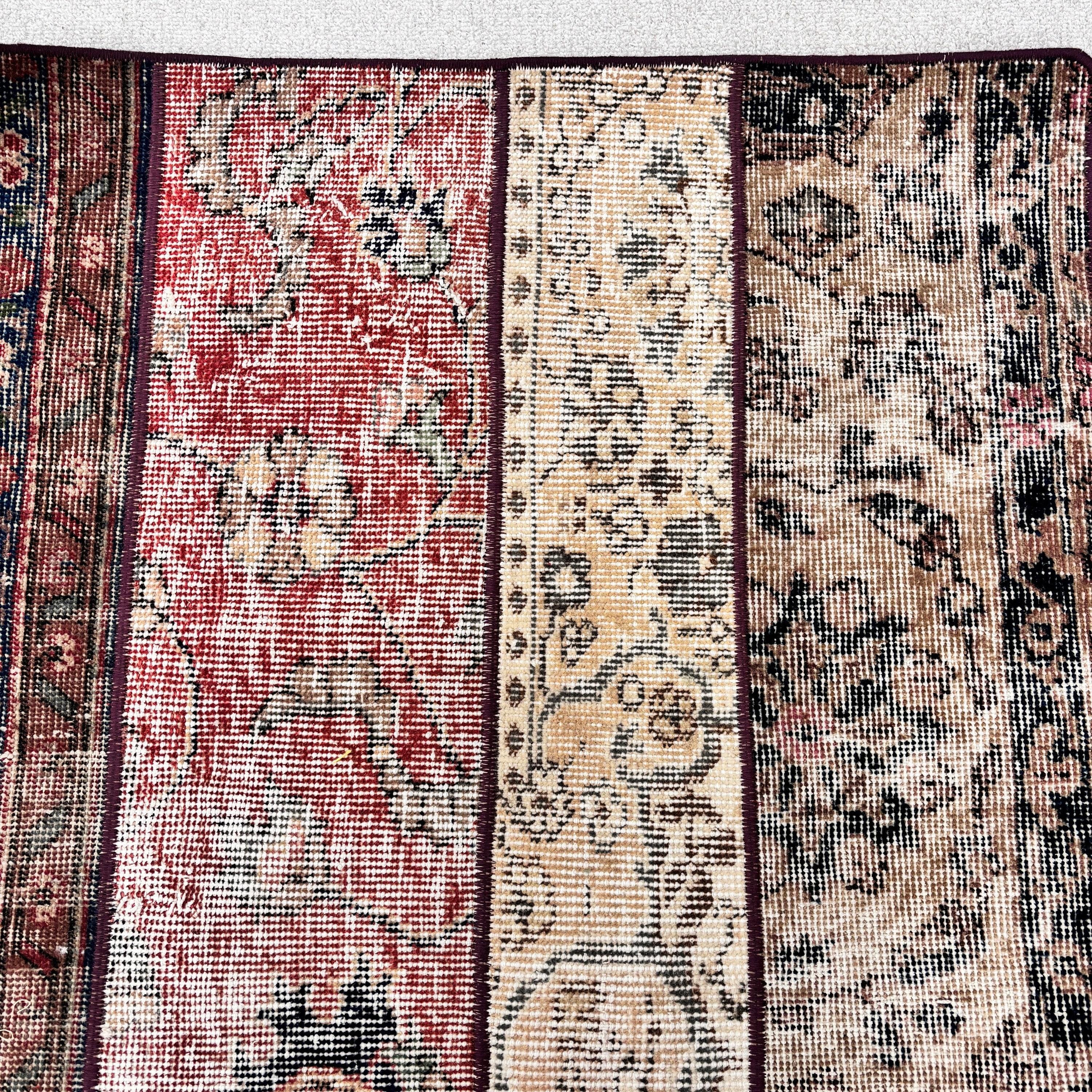 Kapı Paspası Halısı, Türk Halıları, Mutfak Halıları, Vintage Halılar, Boho Halısı, Araba Paspas Halısı, 2,3x3,1 ft Küçük Halı, Bej Yün Halıları, Fas Halısı