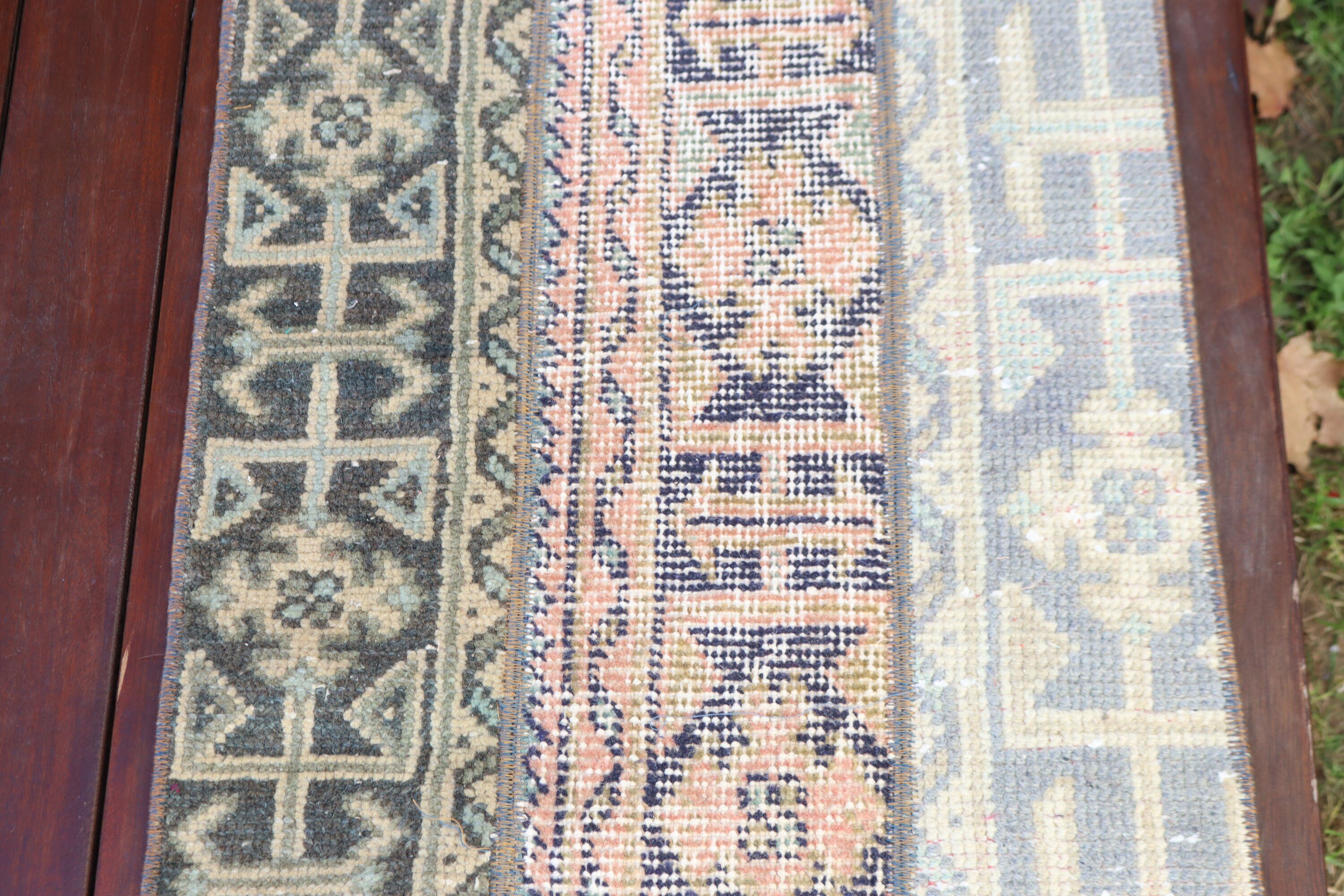 Floor Rugs, Vintage Rugs, Small Area Rug, Neutral Rug, Green Boho Rug, Ethnic Rug, 1.7x2.3 ft Small Rugs, Small Vintage Rugs, Turkish Rug