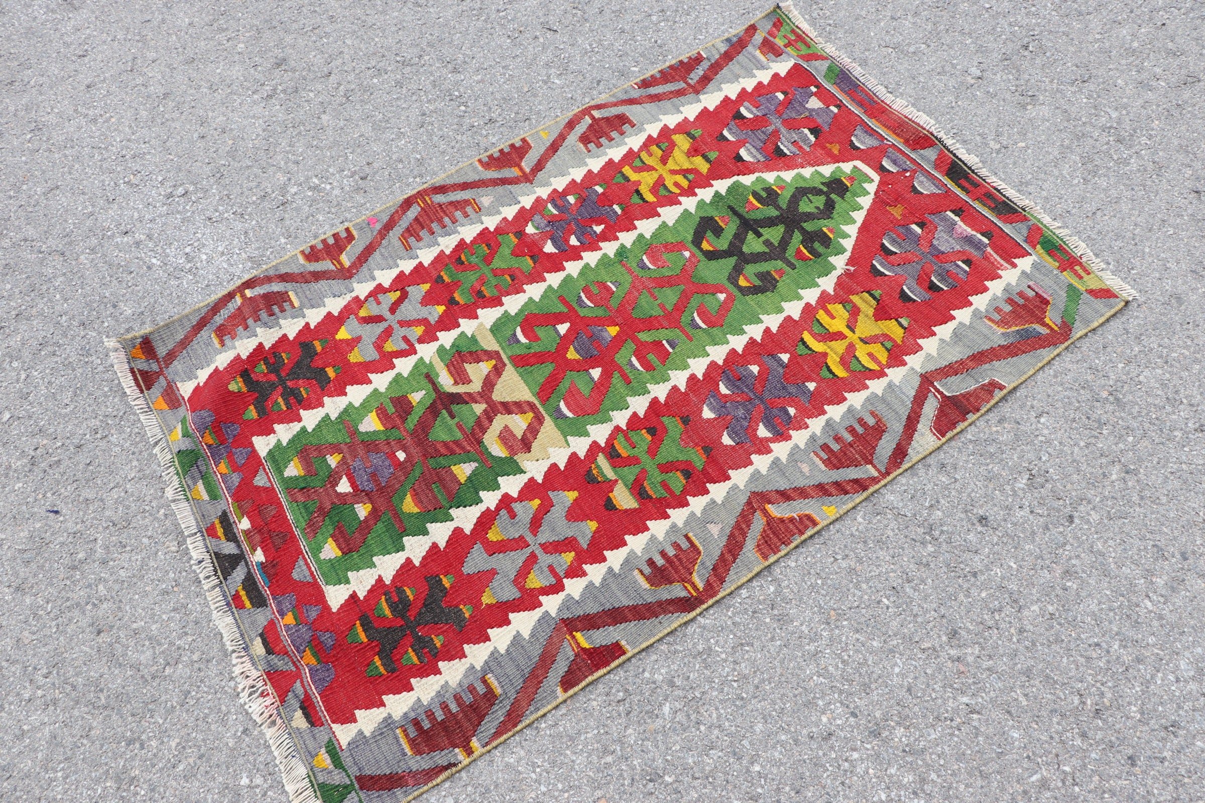 Türk Halısı, Fas Halısı, Paspas Halısı, Kilim, Mutfak Halıları, 2.8x4.1 ft Küçük Halılar, Vintage Halı, Kırmızı Ev Dekor Halısı, Anadolu Halıları