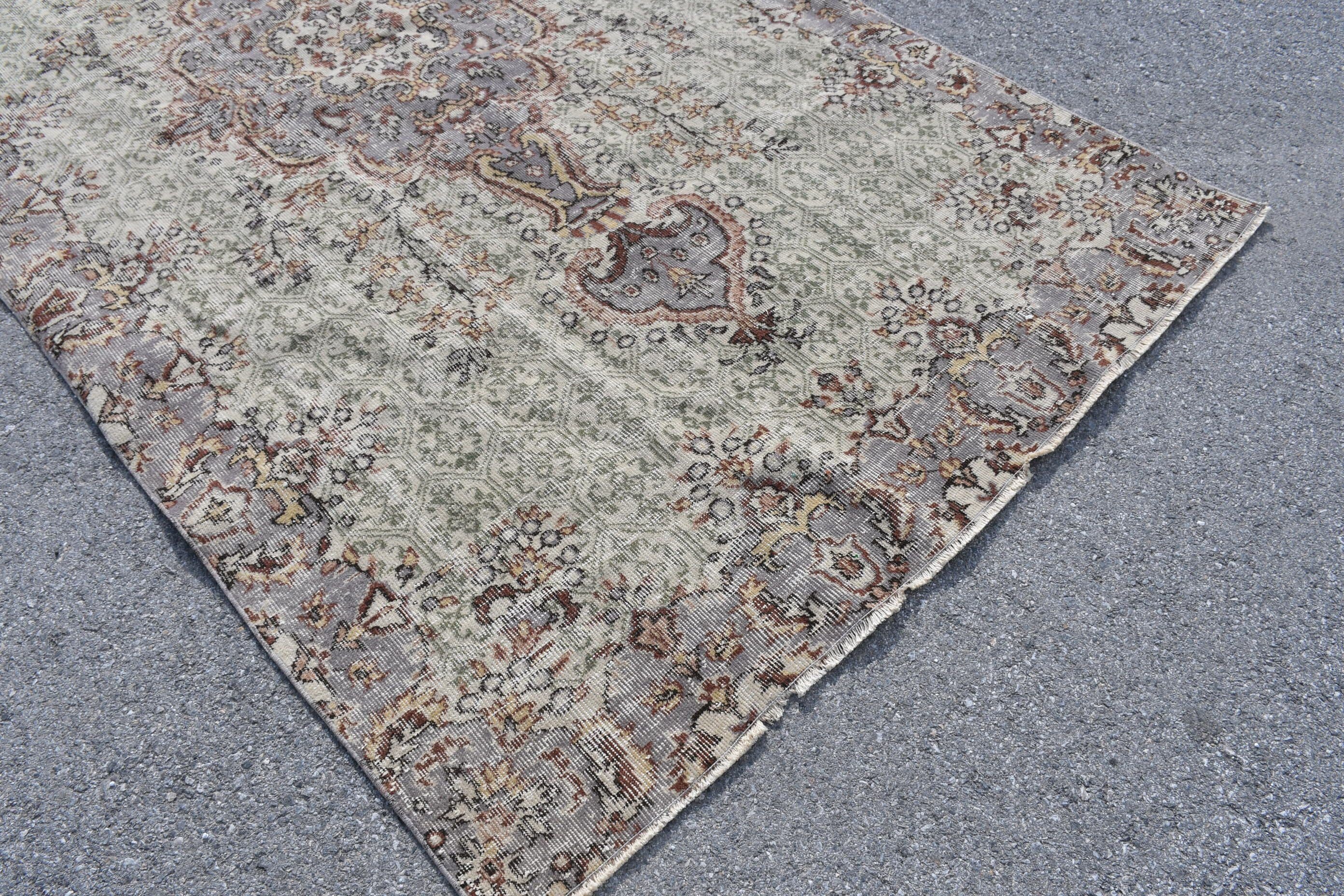 Living Room Rug, Vintage Rugs, Bedroom Rugs, Vintage Decor Rug, Rugs for Salon, Floor Rug, Moroccan Rug, Turkish Rugs, 5.3x9.8 ft Large Rug