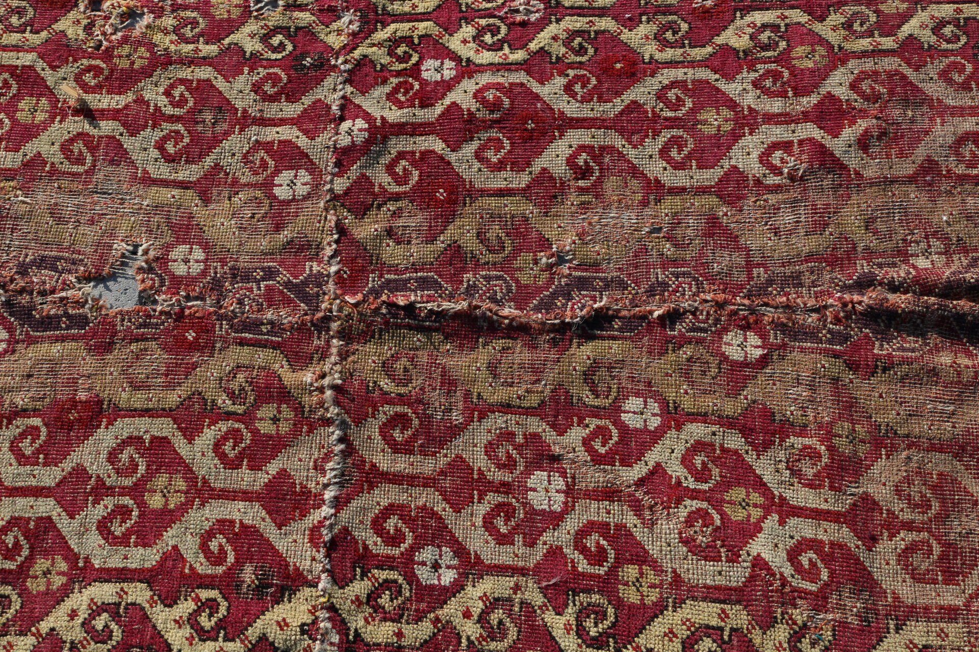Hallway Rugs, Turkish Rug, Rugs for Kitchen, Oriental Rug, Vintage Rugs, Anatolian Rug, Red  3.1x12.2 ft Runner Rug, Kilim