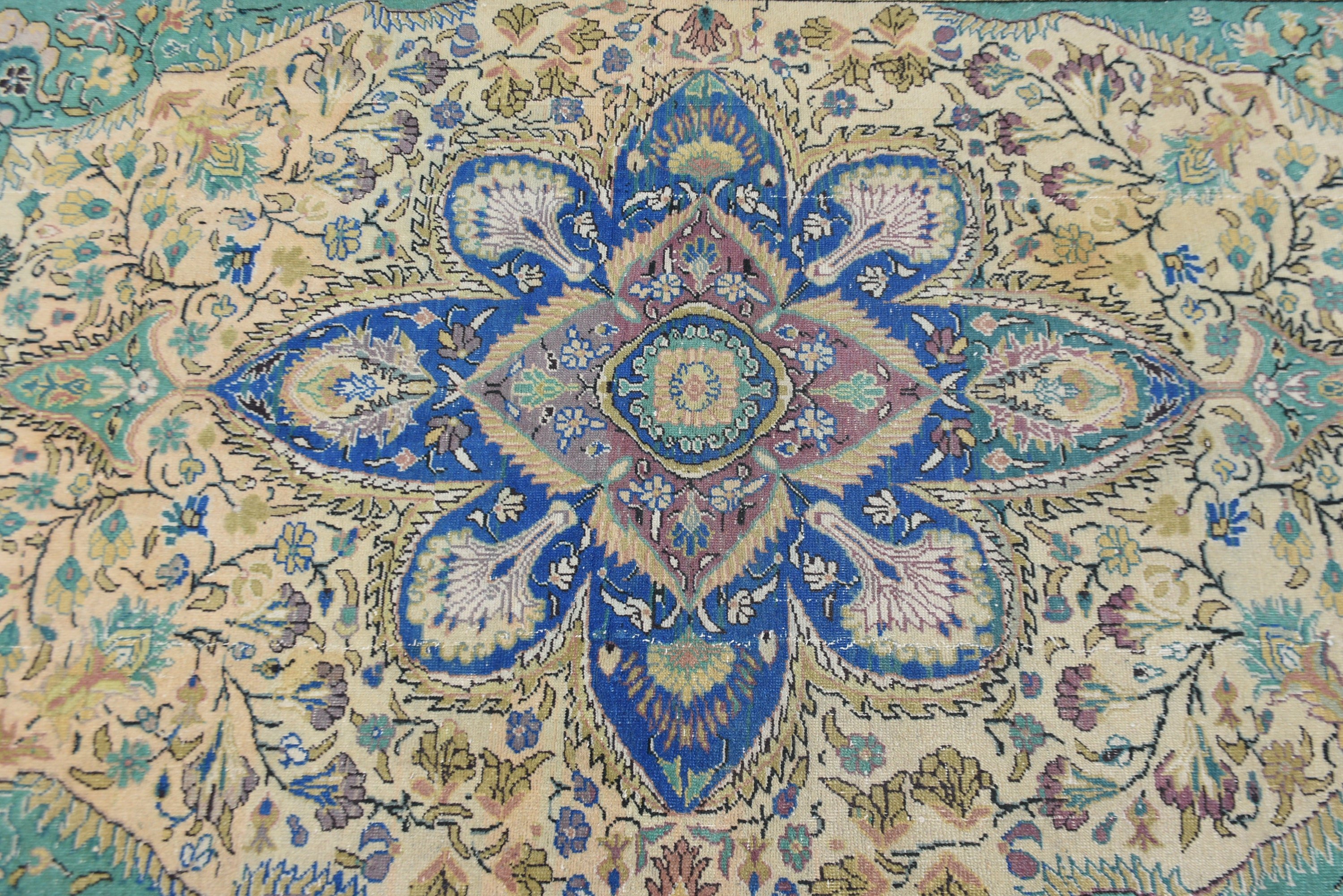 Türk Halısı, Antika Halılar, Mavi Düz Dokuma Halılar, Vintage Halılar, Boho Alan Halıları, 4,8x7,7 ft Alan Halısı, Fas Halısı, Kabile Halısı, Mutfak Halısı