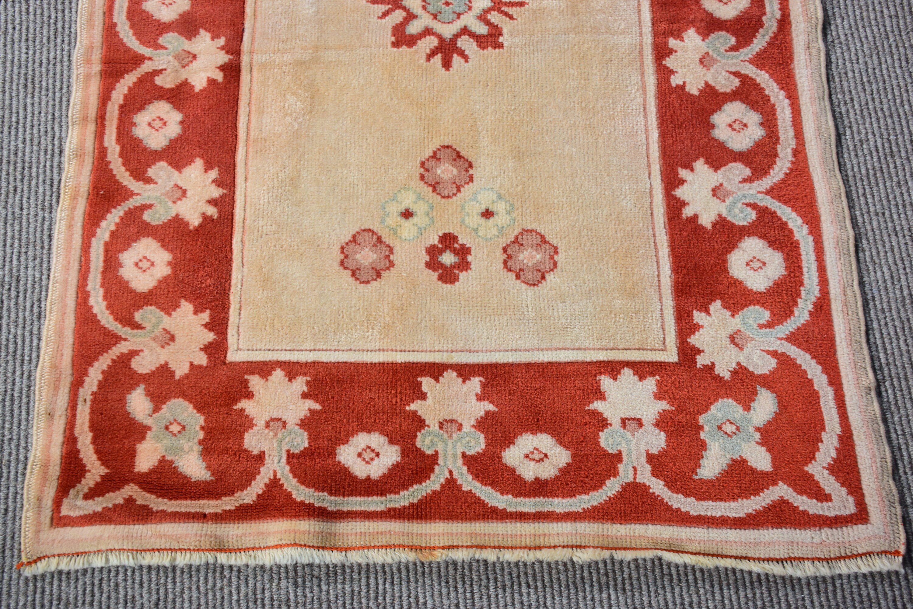 2.9x4.1 ft Small Rug, Turkish Rugs, Bedroom Rug, Statement Rugs, Outdoor Rug, Vintage Rug, Nursery Rugs, Beige Anatolian Rug, Moroccan Rug