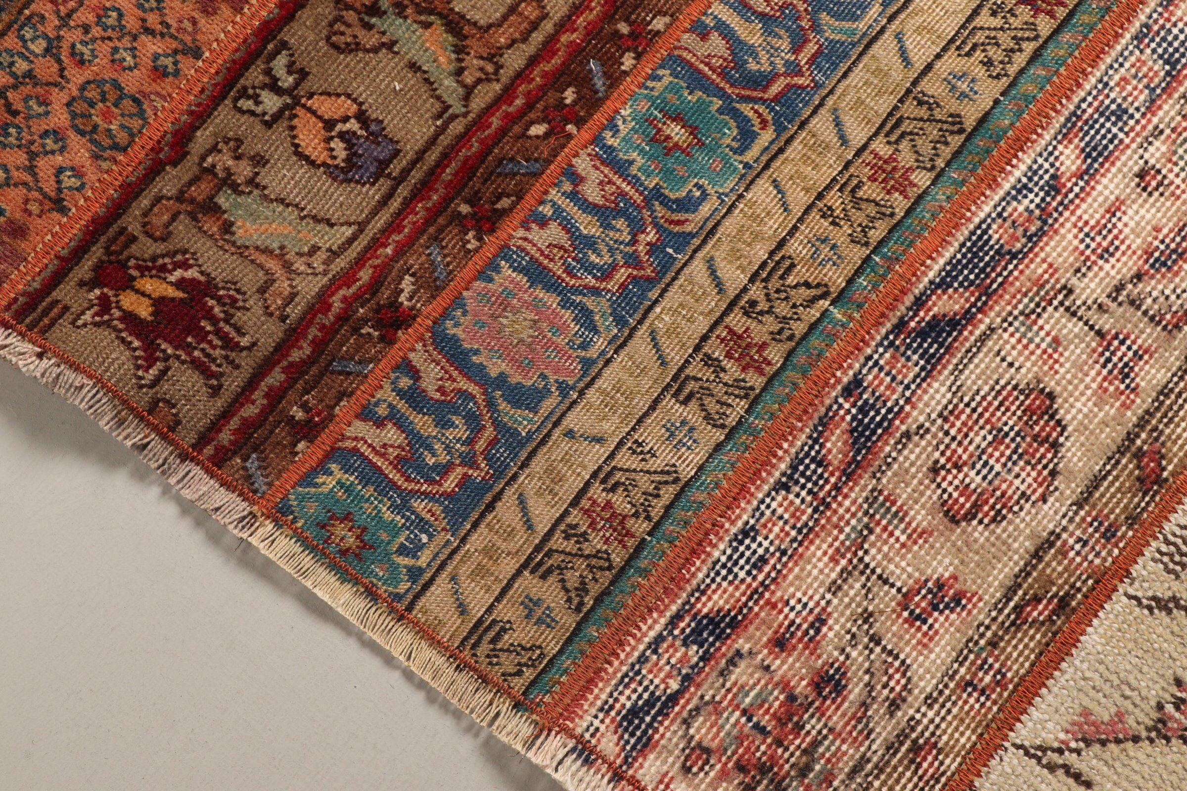 Uşak Halı, Giriş Halı, Araba paspası Halı, Paspas Halı, Türk Halı, Turuncu Anadolu Halı, Ev Halı, 79x150 cm Küçük Halı, Duvar Halı