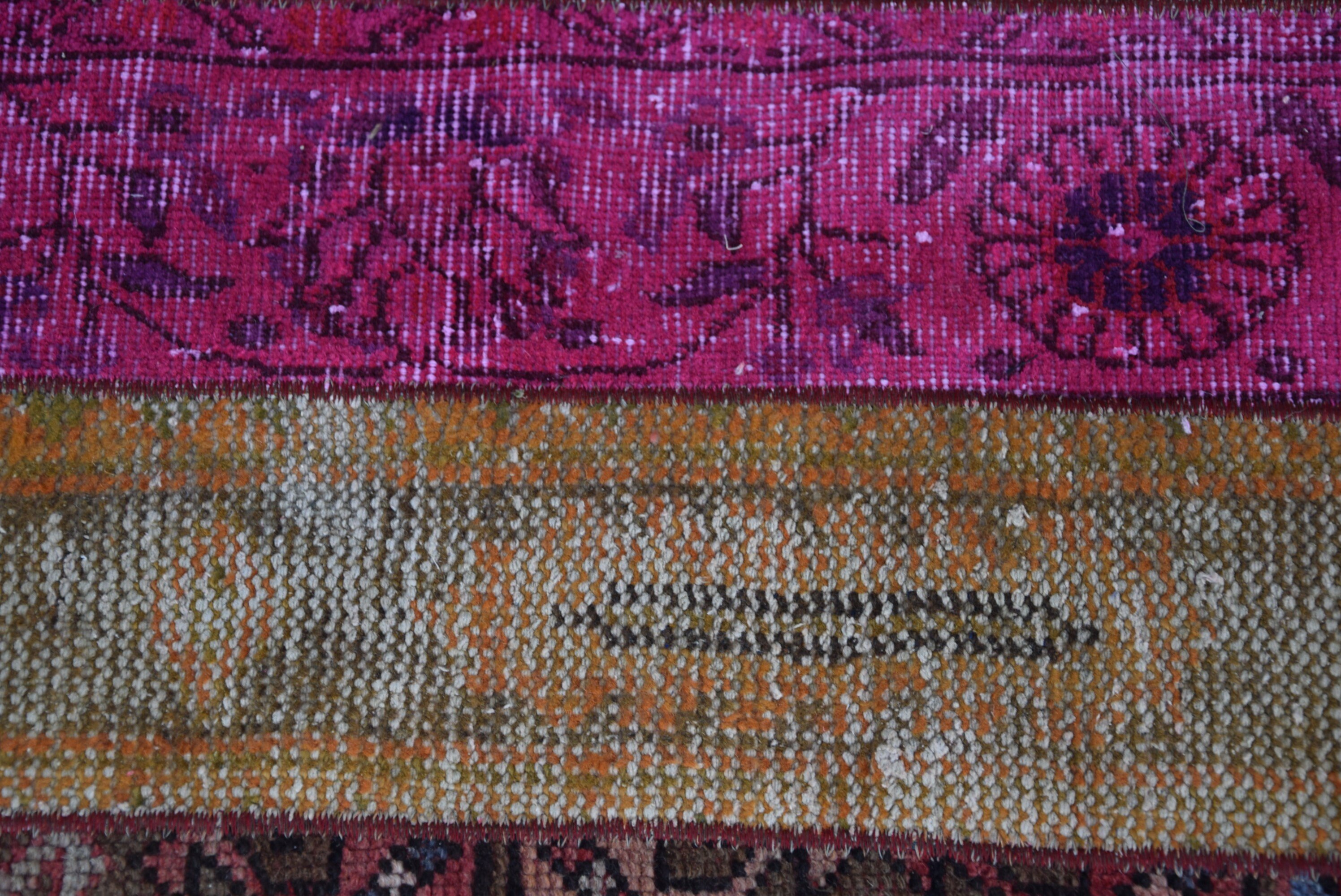 Antique Rugs, Car Mat Rug, Pink Wool Rug, Nursery Rugs, Turkish Rugs, Rugs for Car Mat, 2.2x2.8 ft Small Rugs, Moroccan Rug, Vintage Rug