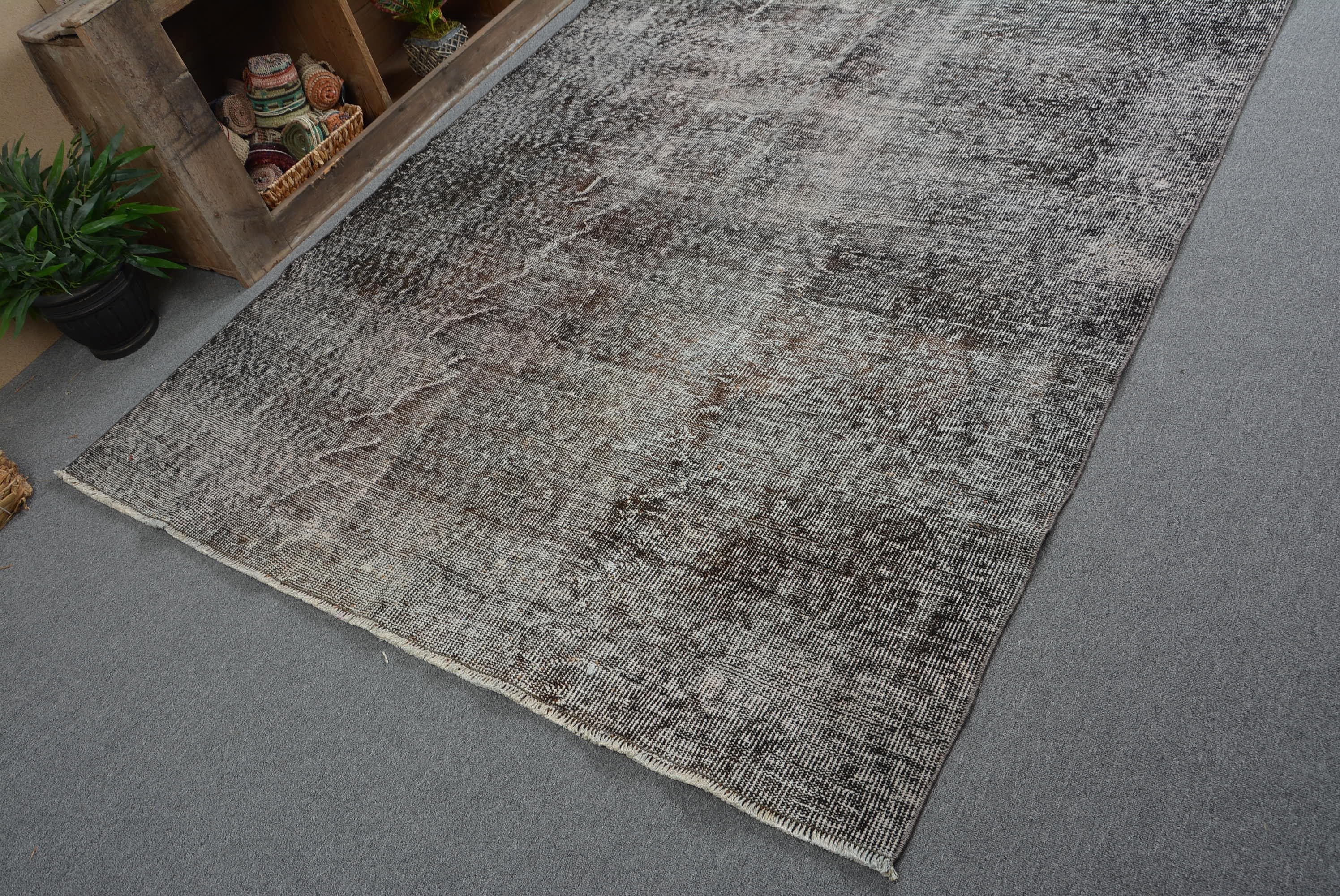 Nomadic Rug, Salon Rug, Vintage Rugs, Bedroom Rug, Rugs for Dining Room, Kitchen Rug, Turkish Rug, Anatolian Rugs, 5.7x9 ft Large Rugs