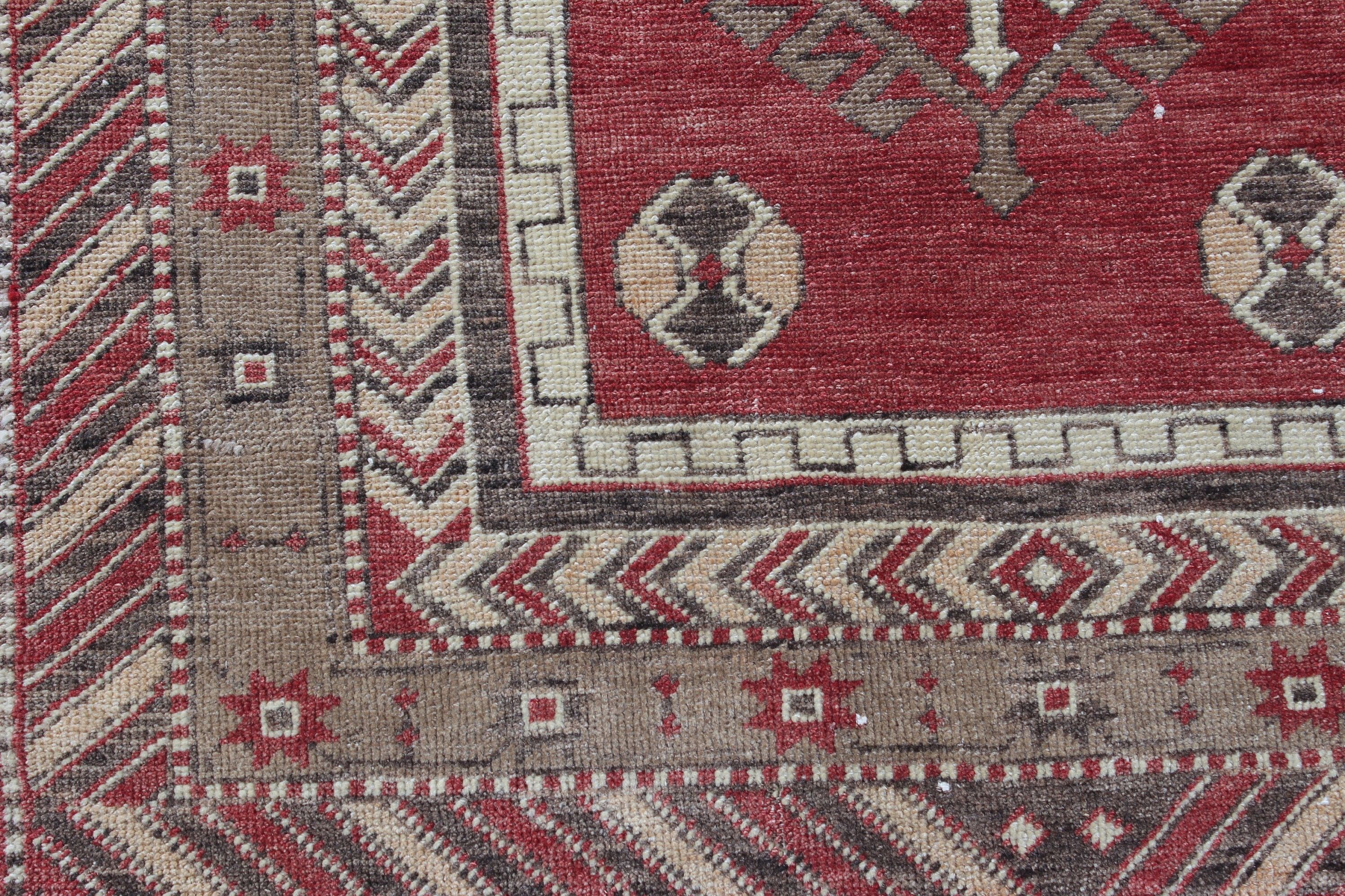 Boho Vurgulu Halılar, Bej Fas Halısı, Yün Halılar, Vintage Vurgulu Halı, 3x6,2 ft Vurgulu Halılar, Havalı Halı, Türk Halısı, Vintage Halılar