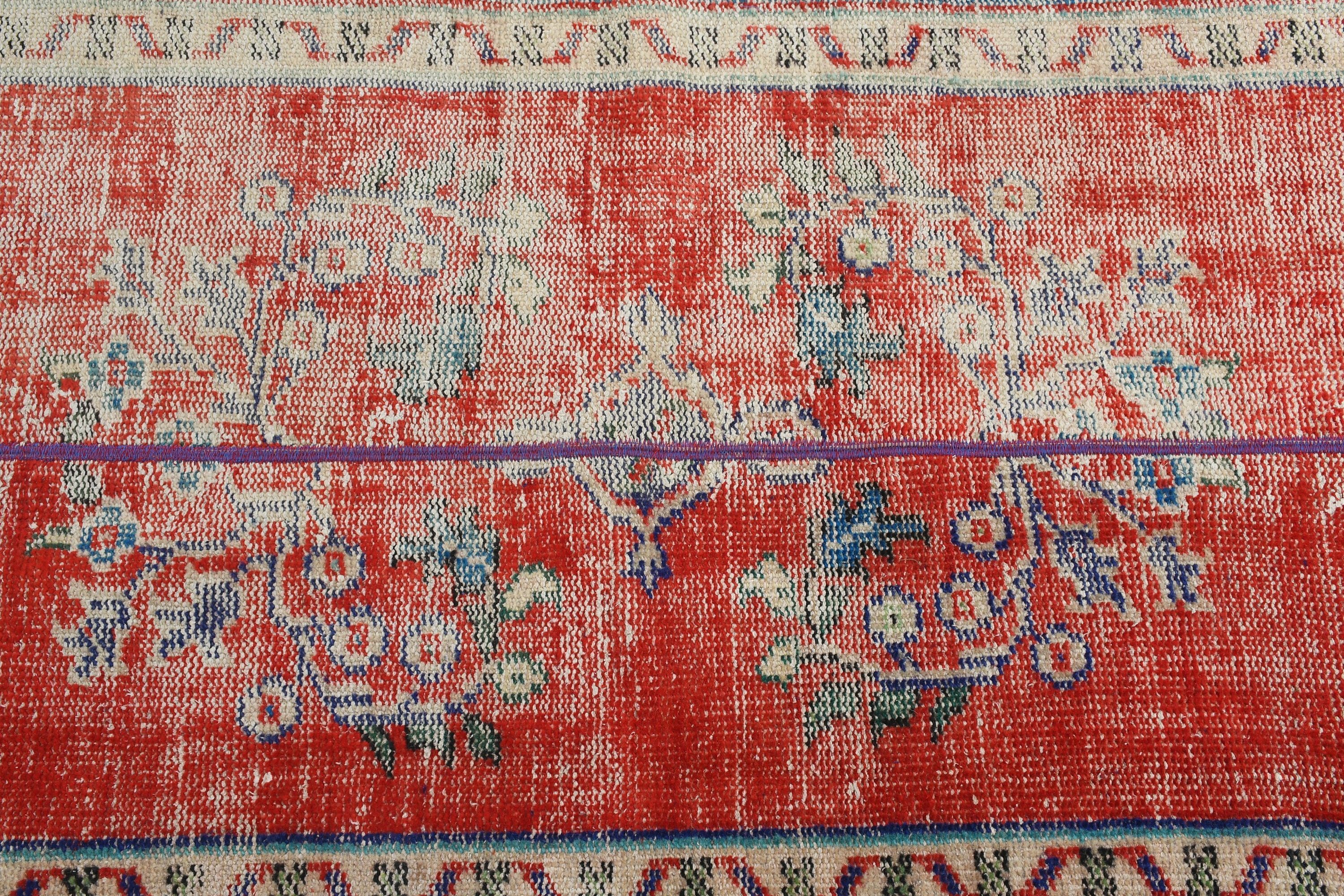 2.8x5.8 ft Accent Rug, Turkish Rug, Rugs for Bedroom, Moroccan Rug, Kitchen Rug, Vintage Rugs, Nursery Rug, Blue Cool Rugs