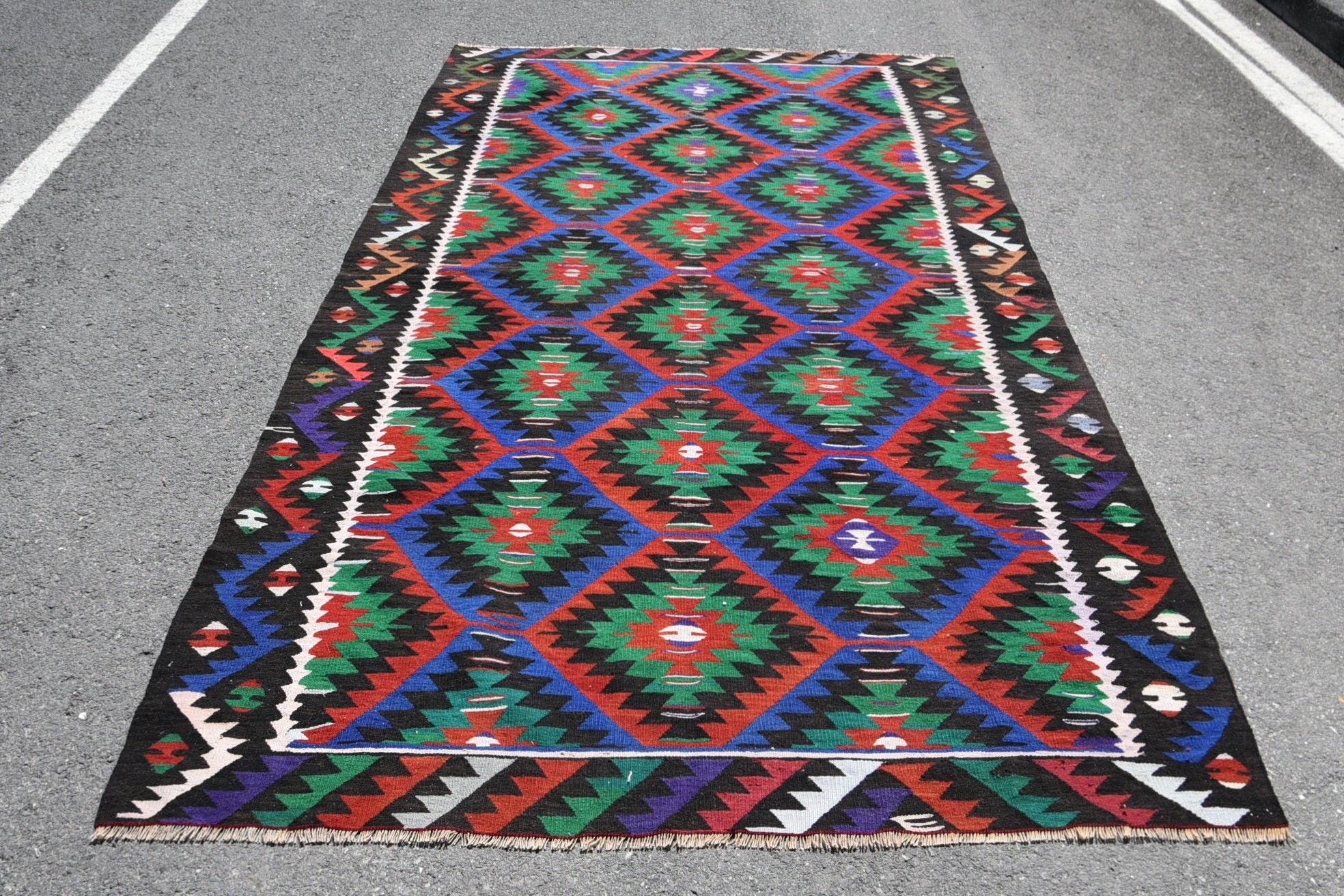 Oturma Odası Halıları, Soğuk Halı, 5.4x10.9 ft Büyük Halılar, Yün Halı, Yemek Odası Halısı, Kilim, Türk Halısı, Vintage Halı, Oturma Odası Halısı