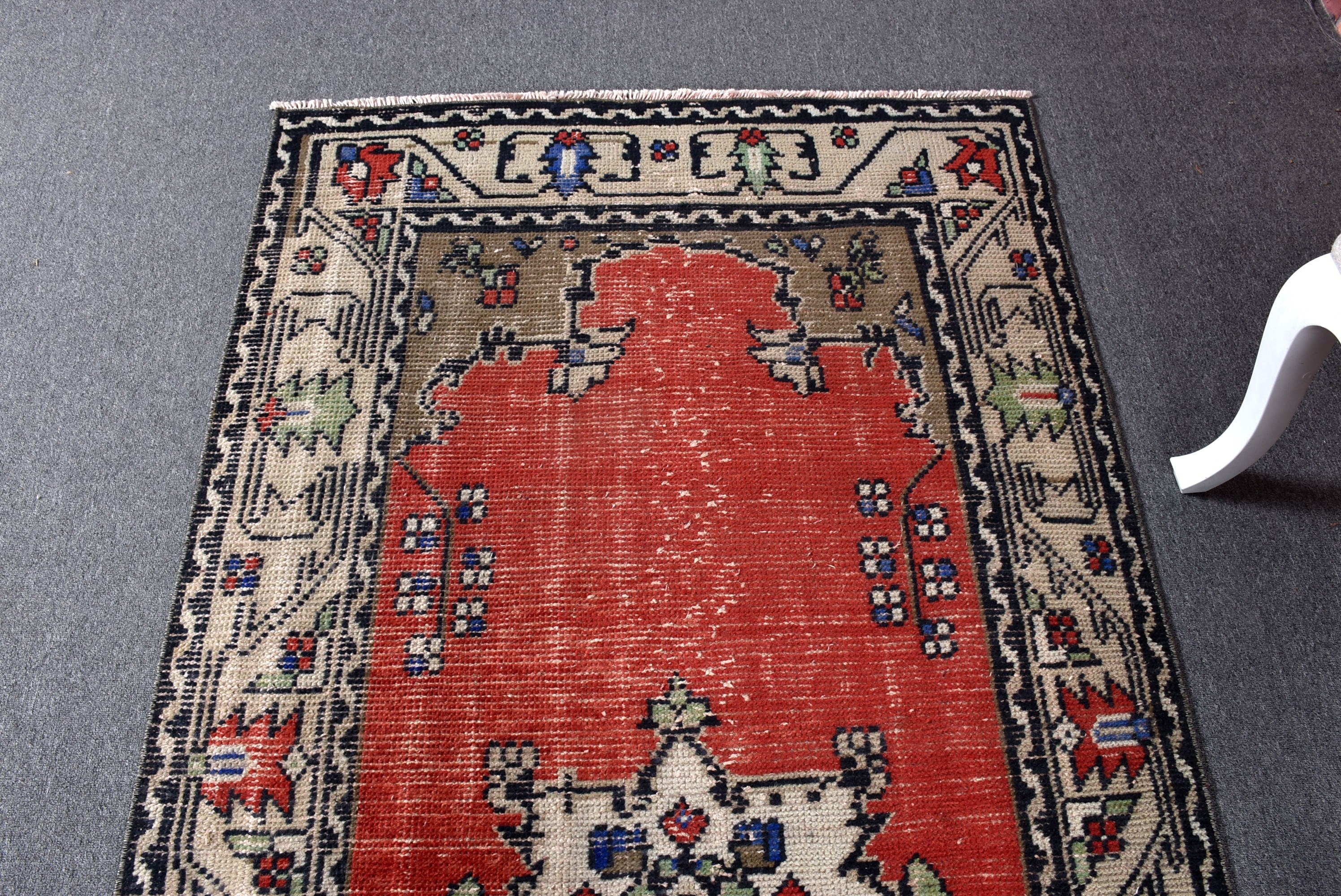 Boho Alan Halıları, Türk Halısı, Lüks Halı, Vintage Halılar, Bej Açıklama Halısı, Ev Dekor Halıları, İç Mekan Halıları, 3,7x7,4 ft Alan Halısı