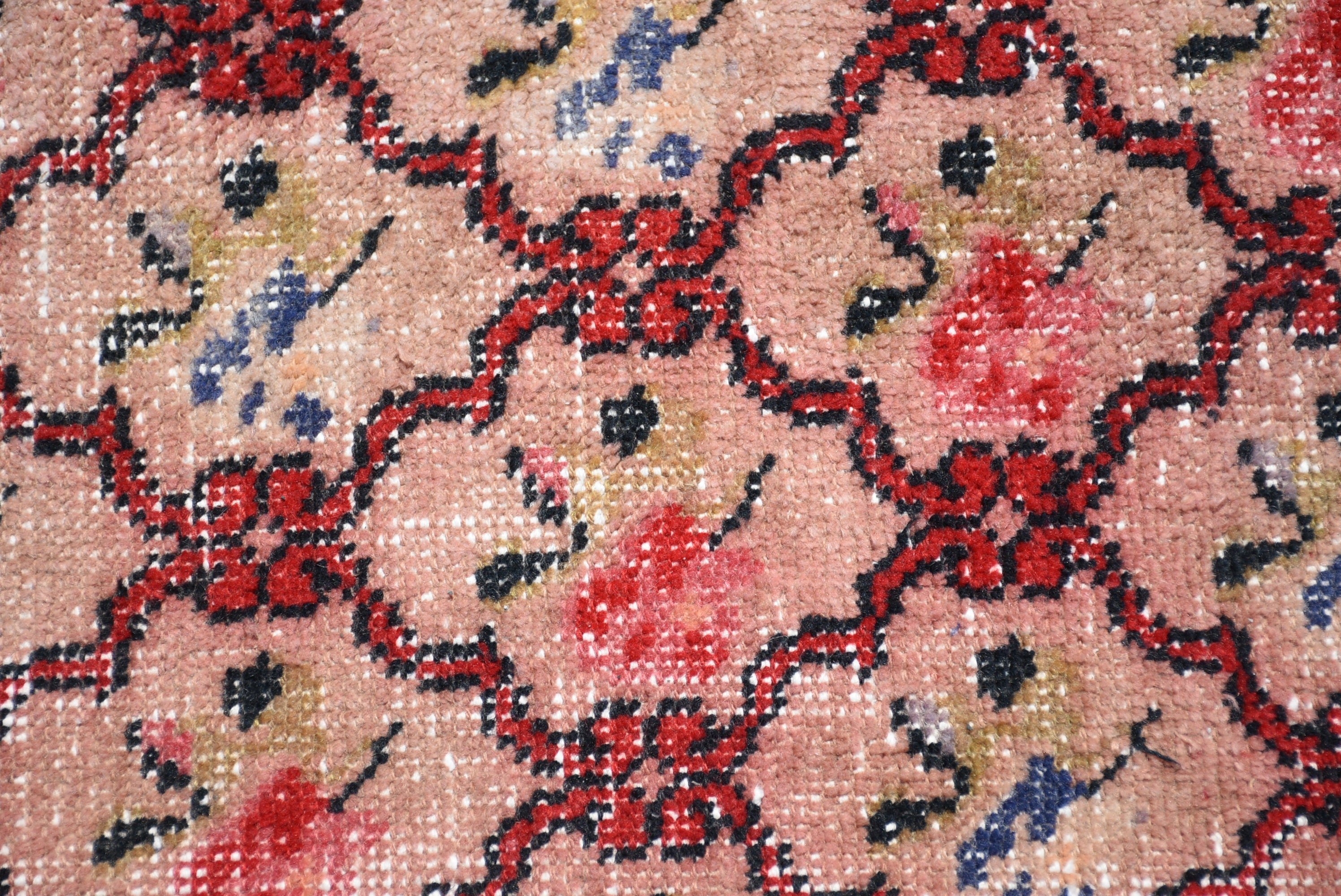 Living Room Rug, Bedroom Rugs, Anatolian Rug, Nursery Rug, Vintage Rug, Turkish Rug, Red  4.3x6.8 ft Area Rug, Abstract Rug