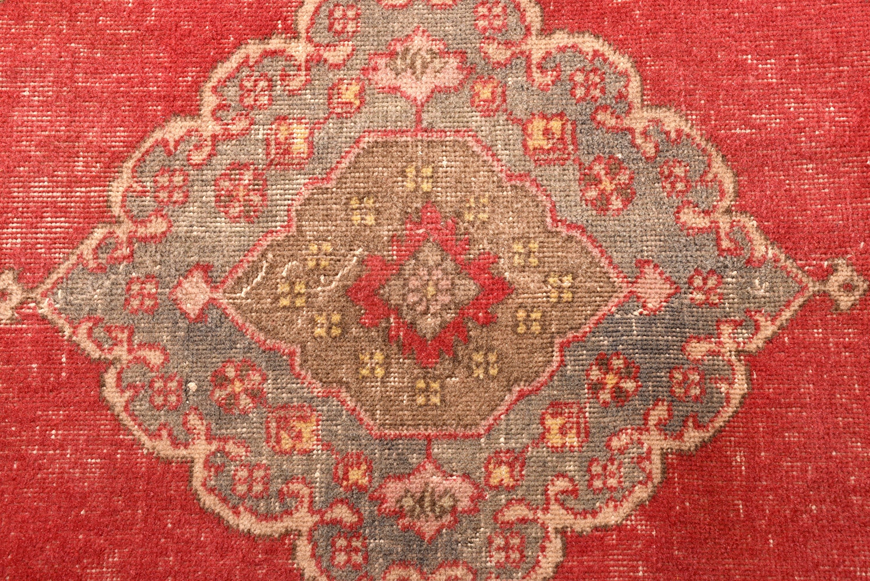 Modern Halı, Türk Halısı, Uzun Yolluk Halısı, Beni Ourain Runner Halıları, Vintage Halı, Kırmızı Oryantal Halılar, 2.9x12.1 ft Runner Halıları, Oryantal Halı