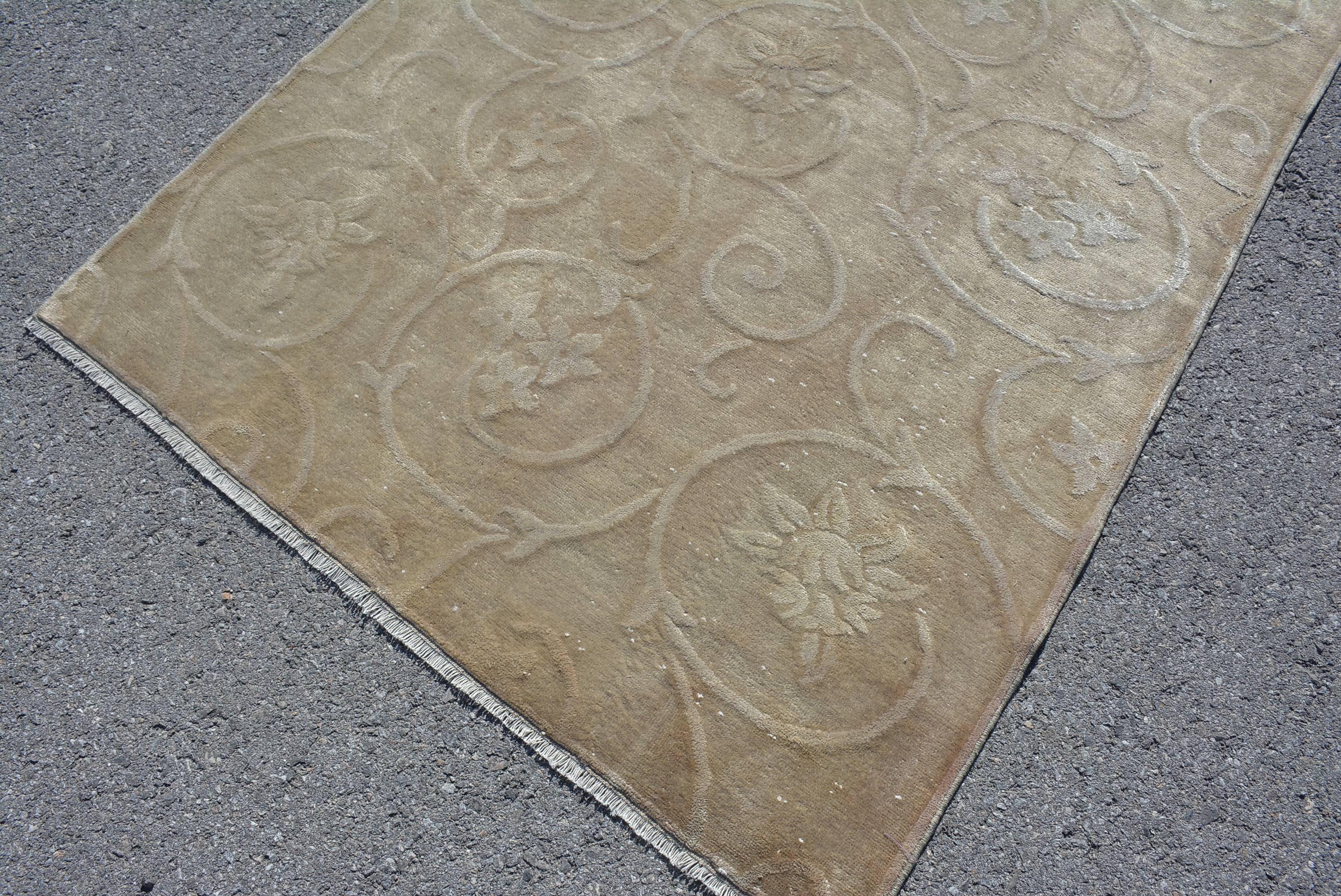 Moroccan Rugs, Vintage Rug, Indoor Rugs, Kitchen Rug, Turkish Rugs, Rugs for Area, 4.3x6.1 ft Area Rugs, Vintage Area Rug Rugs, Bedroom Rug