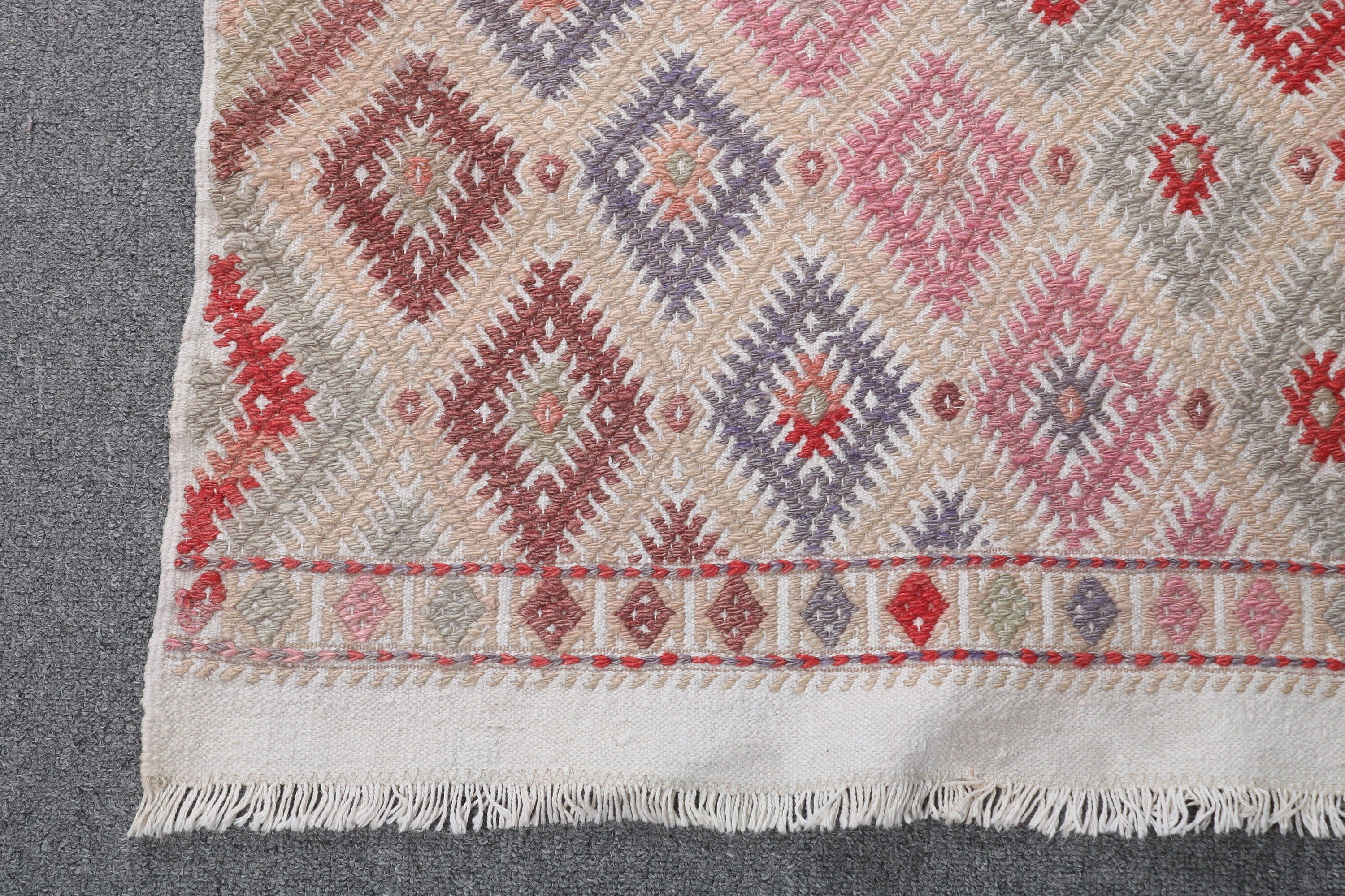 Türk Halıları, Beni Ourain Yolluk Halıları, Modern Halı, 2.4x9.3 ft Koşucu Halıları, Turuncu Düz Dokuma Halılar, Vintage Halı, Kilim, Nötr Halılar