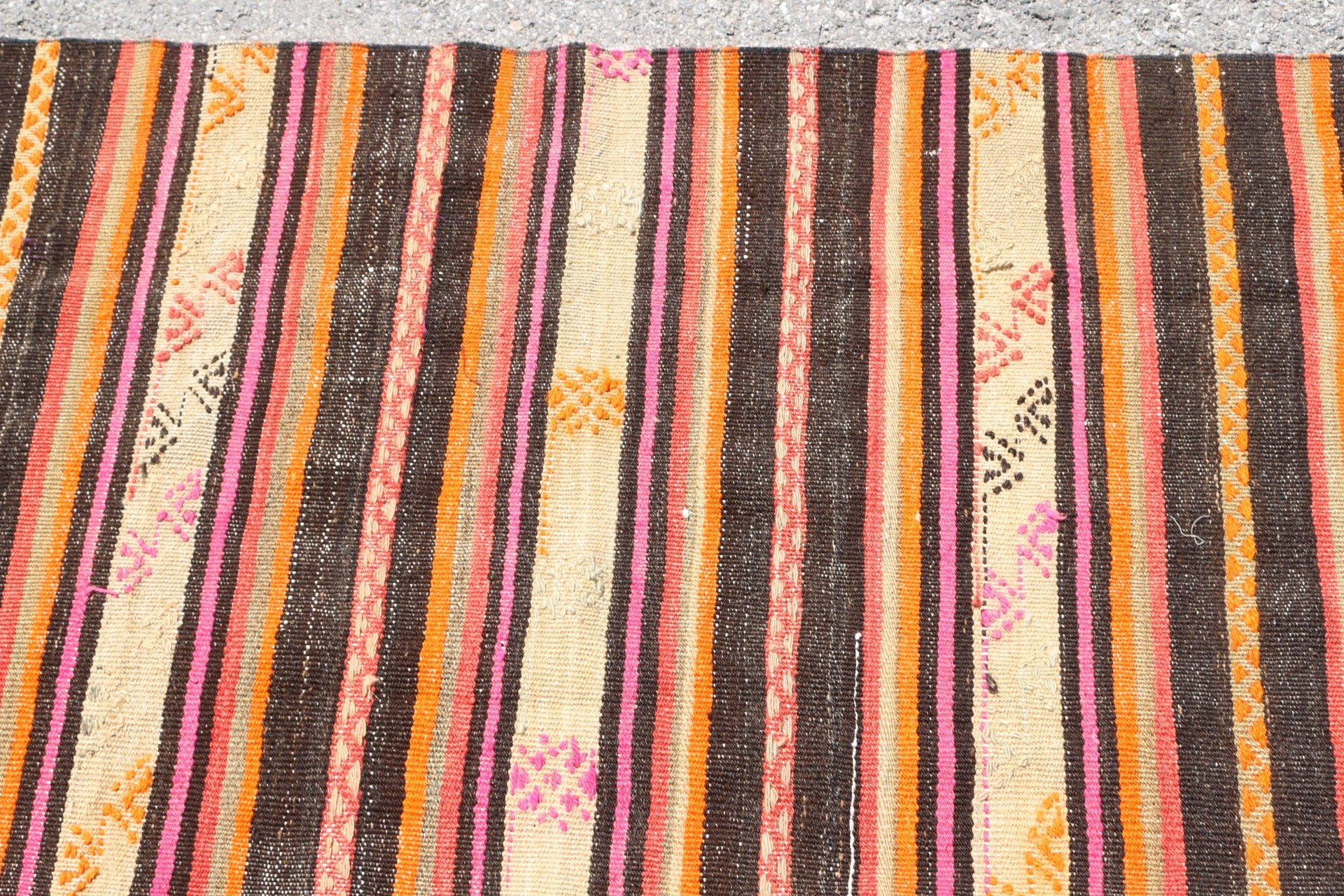 2.5x6.6 ft Runner Rug, Kitchen Rug, Beige Home Decor Rug, Vintage Rugs, Oushak Rug, Kilim, Antique Rug, Rugs for Corridor, Turkish Rug