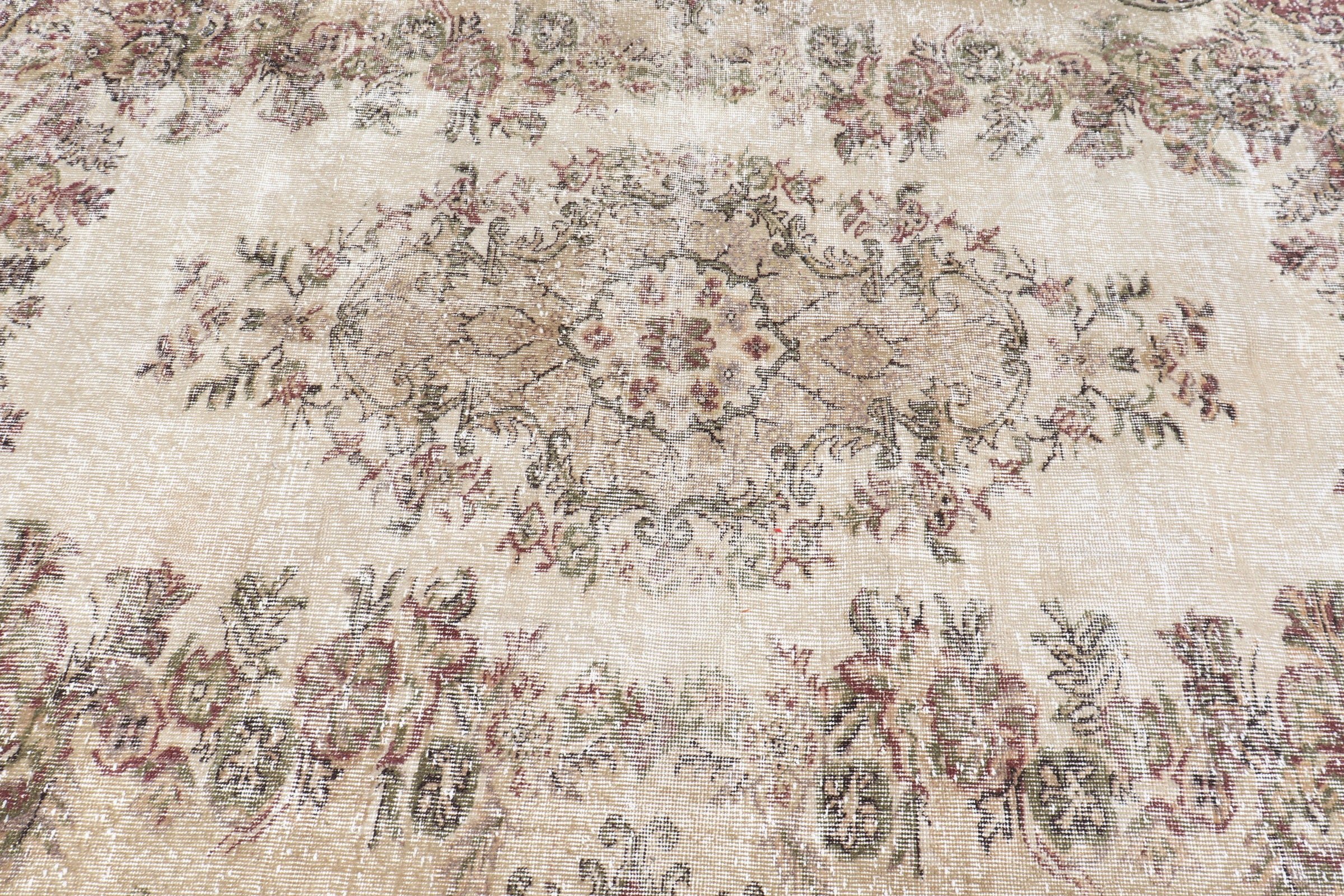 Living Room Rug, Oushak Rug, Turkish Rugs, Rugs for Salon, Vintage Rug, Salon Rug, Home Decor Rug, 5.2x7.9 ft Large Rug, Brown Cool Rug