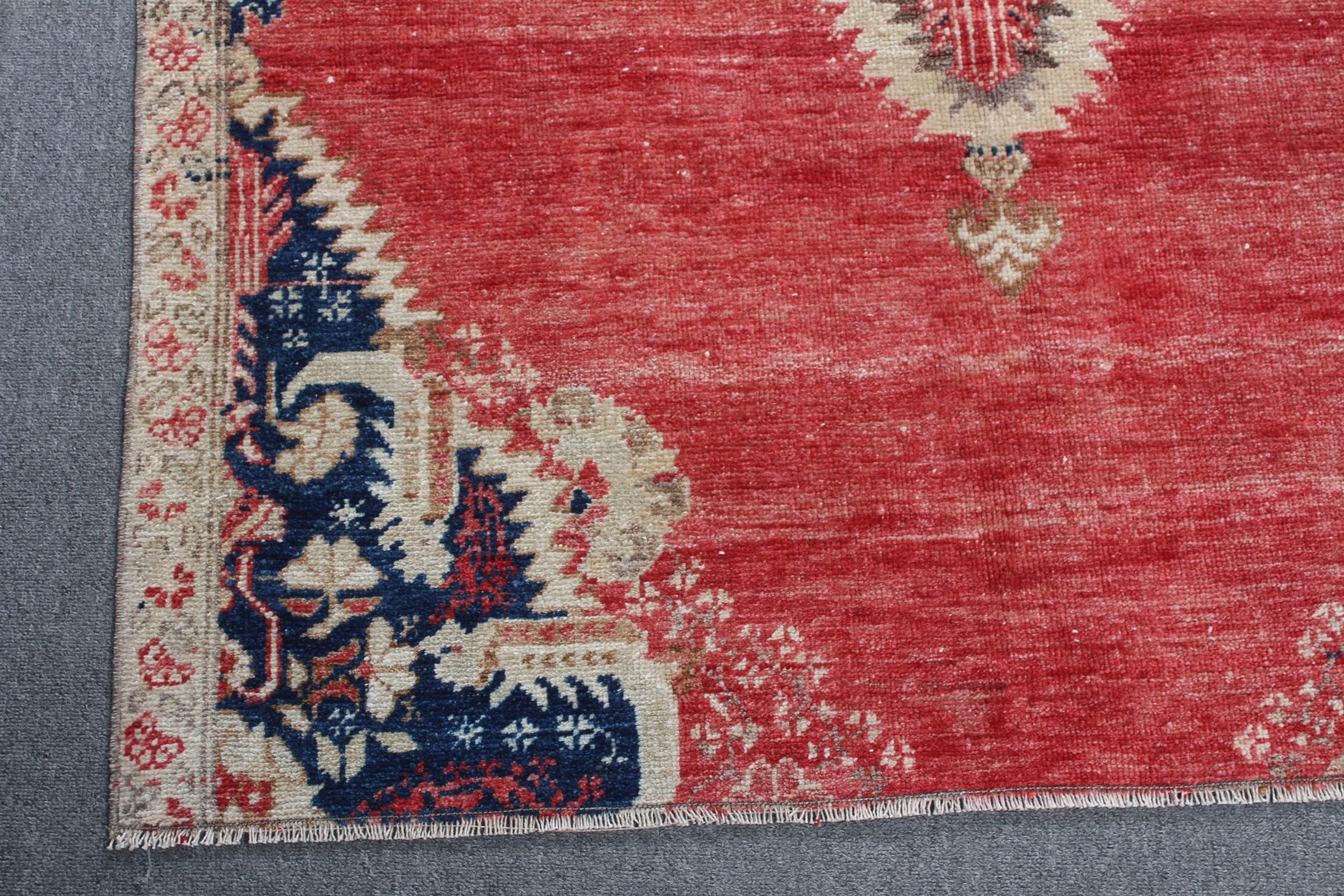 Vintage Rug, Turkish Rug, Nursery Rug, 3.6x5.4 ft Accent Rug, Red Bedroom Rug, Eclectic Rug, Floor Rug, Rugs for Entry