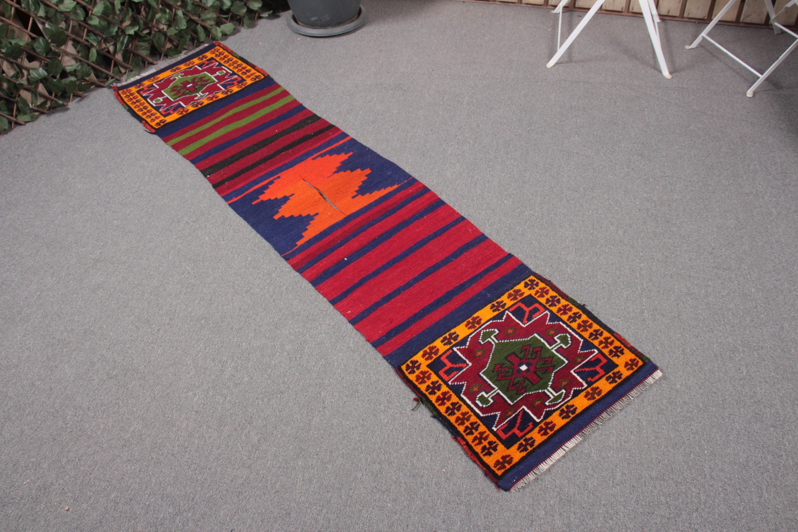 Kırmızı Fas Halıları, Havalı Halı, Vintage Halı, Kilim, Beni Ourain Yolluk Halıları, 1.5x6.8 ft Yolluk Halıları, Mutfak Halısı, Türk Halıları, Yün Halı