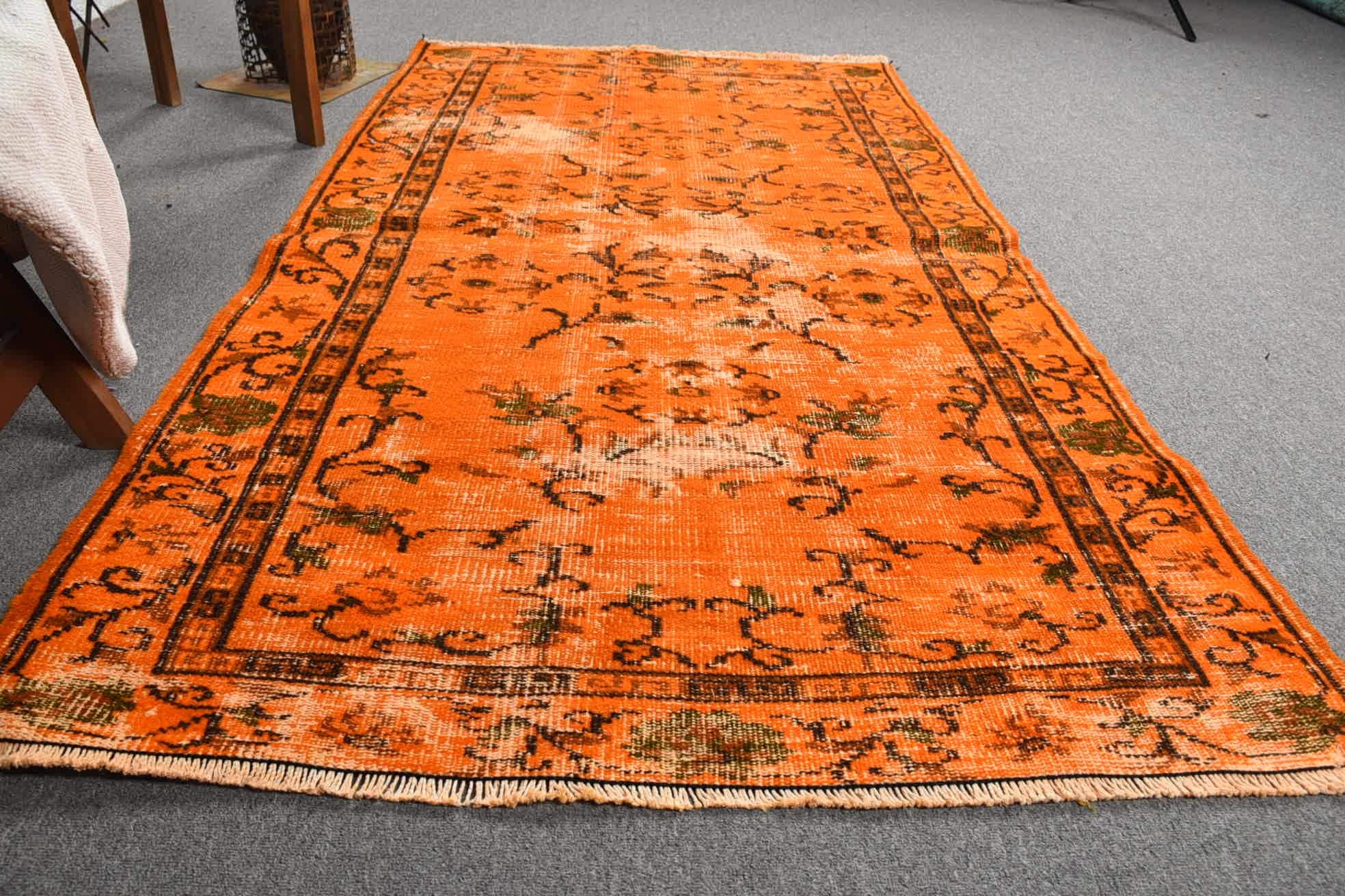 Eski Halılar, Oushak Halıları, Türk Halısı, Antika Halılar, Çocuk Odası Halıları, Vintage Halı, Yatak Odası Halıları, 3,5x6,2 ft Aksan Halıları, Sanat Halısı, Mutfak Halısı