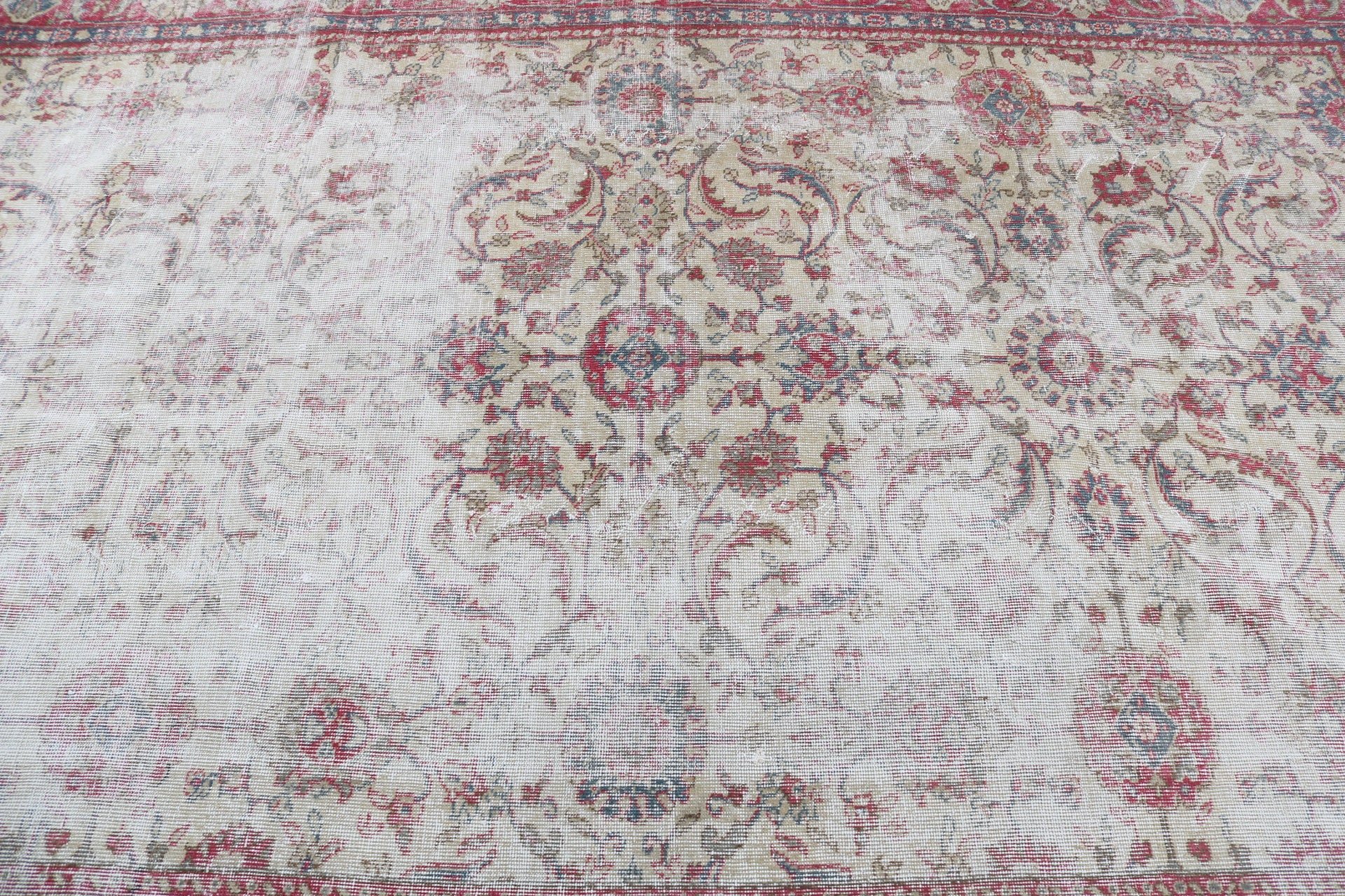 Düz Dokuma Halılar, Türk Halısı, Büyük Boho Halısı, Büyük Vintage Halılar, Anadolu Halıları, Vintage Halı, 5.8x9.1 ft Büyük Halılar, Kırmızı Yün Halı