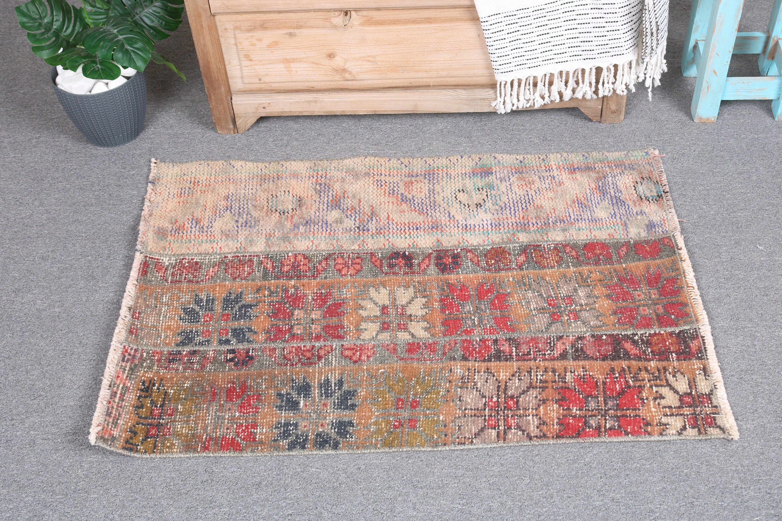 2.1x3 ft Küçük Halı, Harika Halılar, Vintage Halılar, Banyo Halıları, Çocuk Halısı, Yatak Odası Halısı, Antika Halı, Sessiz Halı, Özel Halı, Türk Halısı