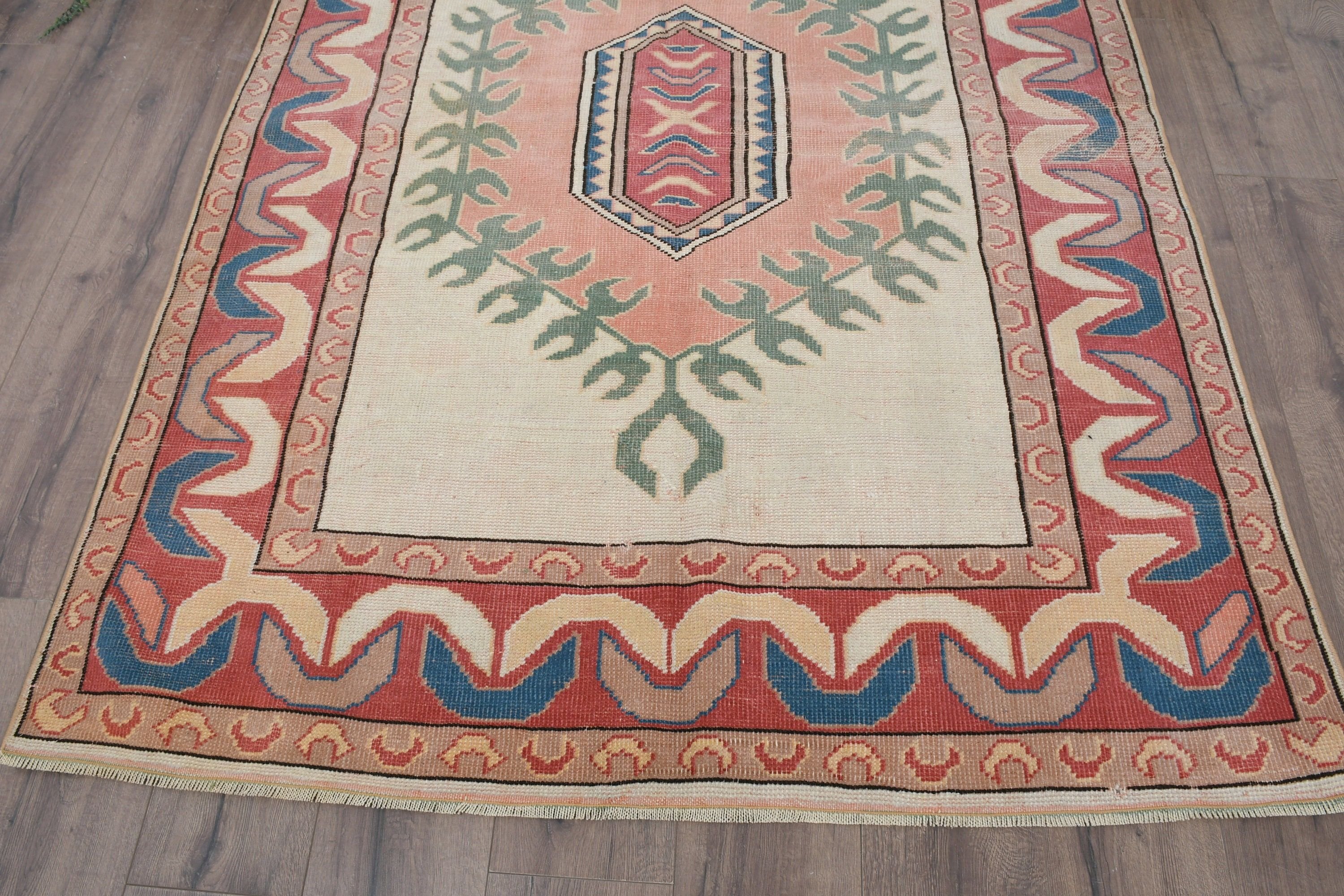 Bedroom Rug, Outdoor Rug, Turkish Rugs, Anatolian Rug, 5x6.7 ft Area Rug, Beige Oriental Rug, Oriental Rugs, Nursery Rug, Vintage Rugs