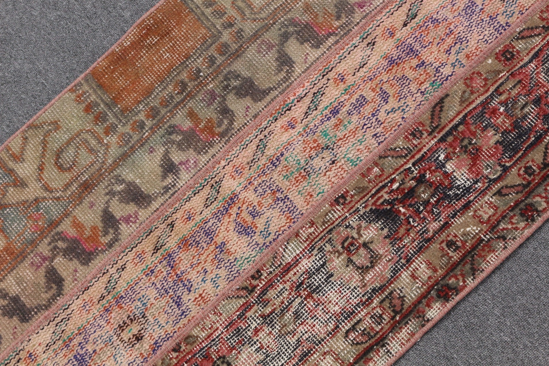 Entry Rugs, Hand Woven Rug, Brown Home Decor Rug, Vintage Rug, Turkish Rug, Bedroom Rug, 2.1x3.3 ft Small Rug, Moroccan Rugs, Kitchen Rugs