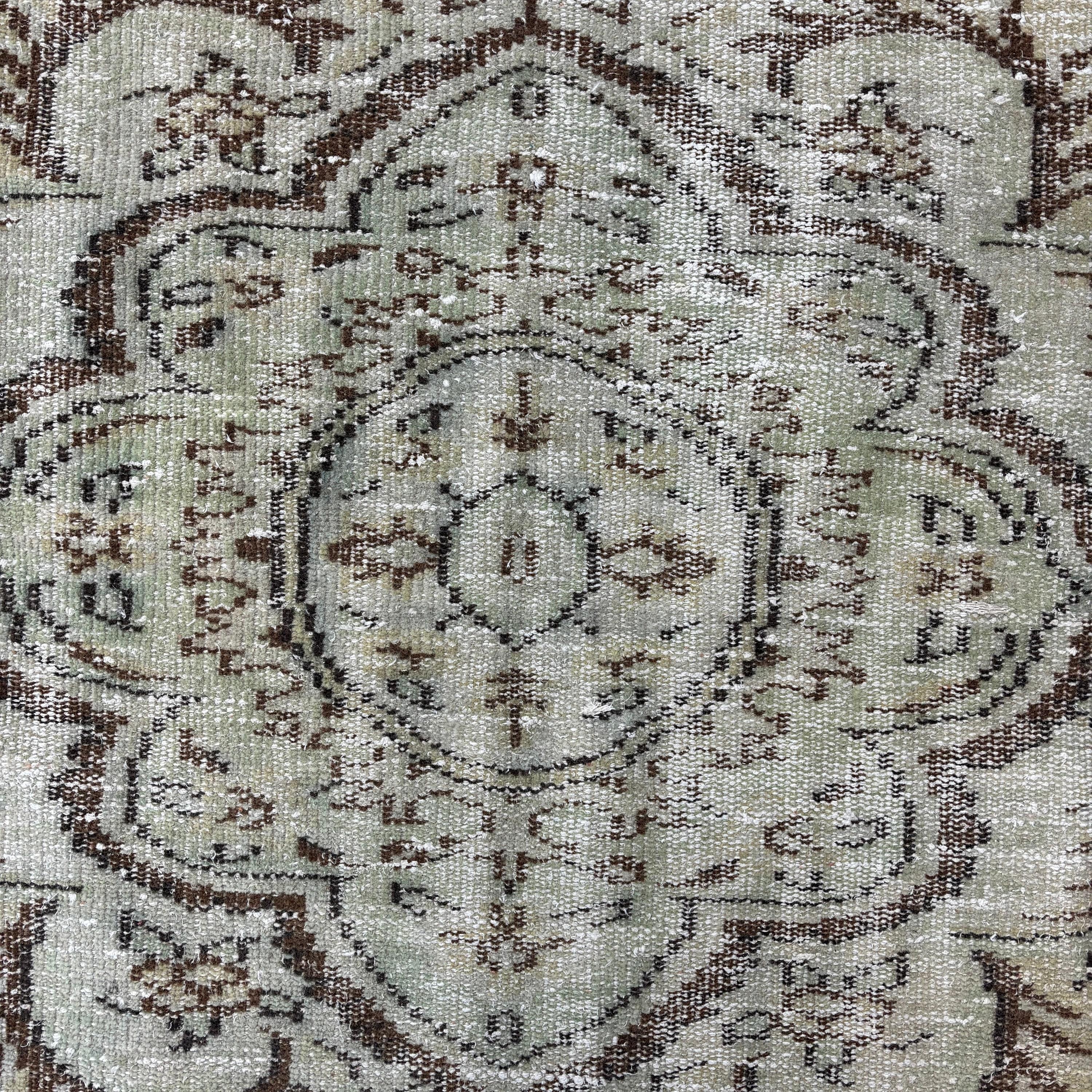 Vintage Halı, 4x7,4 ft Alan Halıları, Türk Halıları, Boho Bölge Halıları, Modern Halı, Kabile Halısı, Çocuk Odası Halıları, Yer Halıları, Yeşil Antika Halı